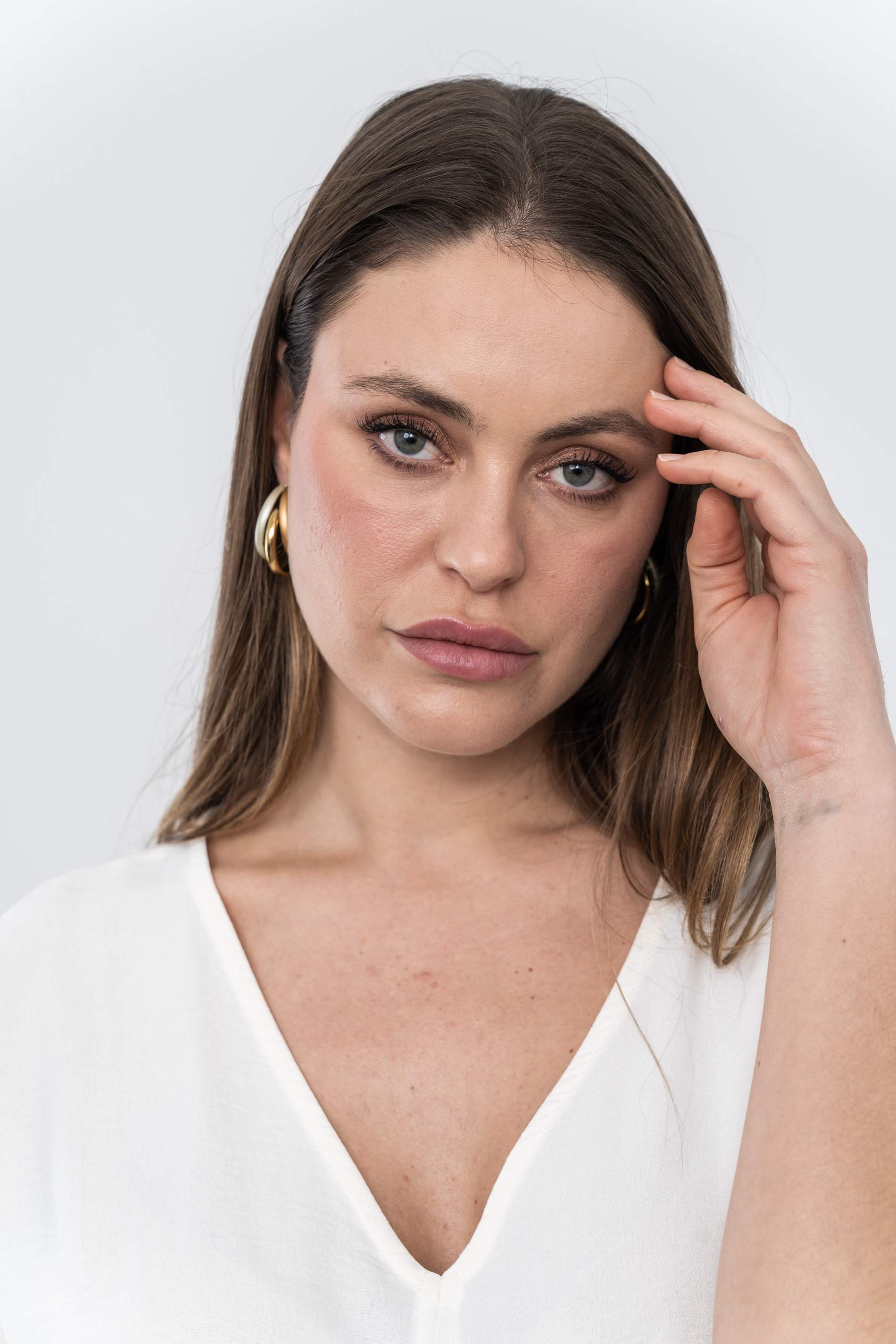 BLUSA NUDO CENTRAL MARFIL