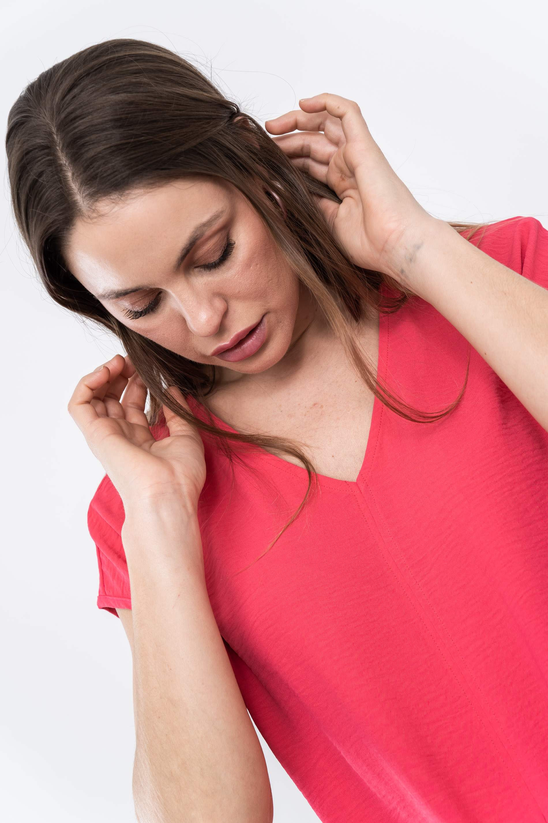 BLUSA NUDO CENTRAL FRESA