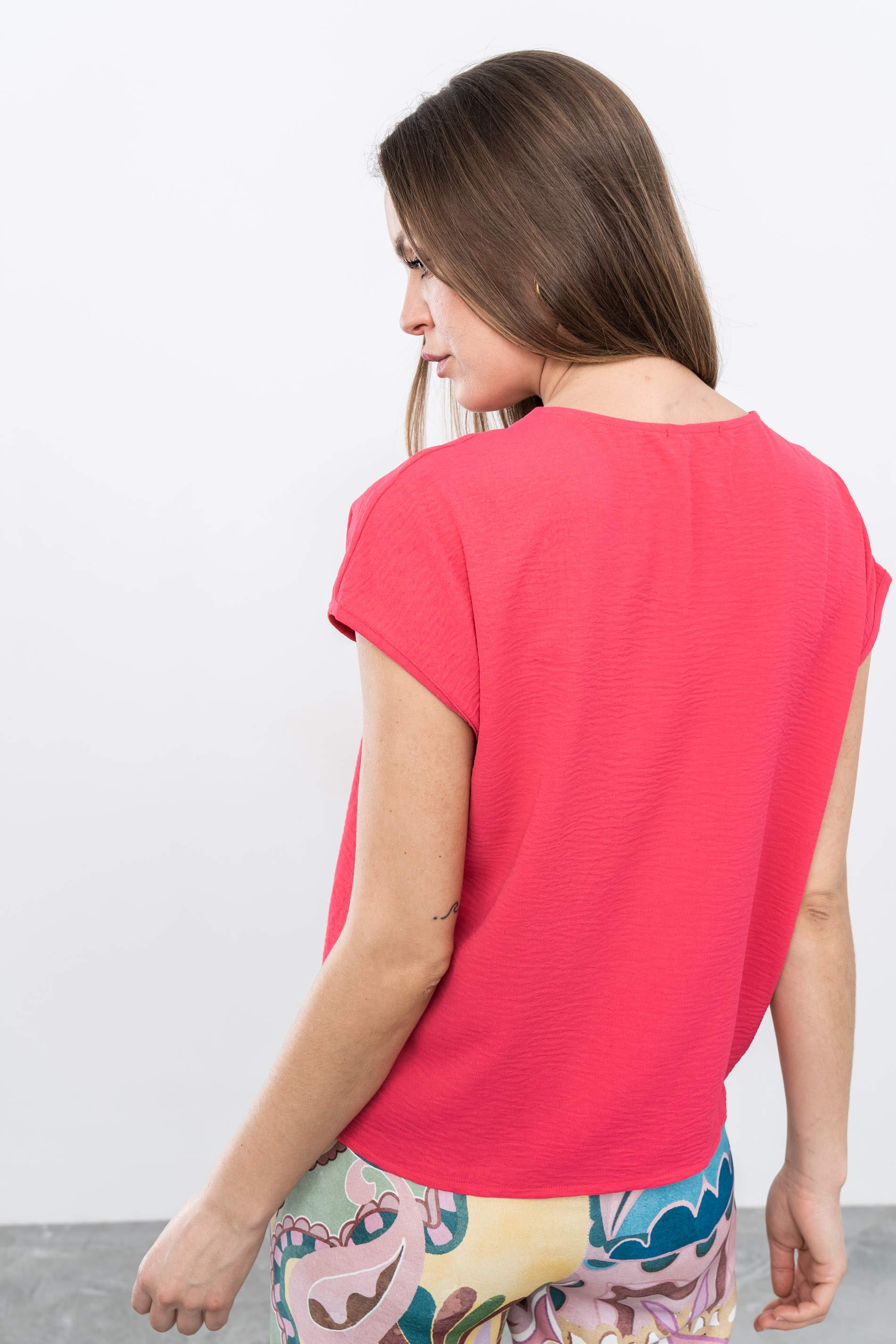 BLUSA NUDO CENTRAL FRESA