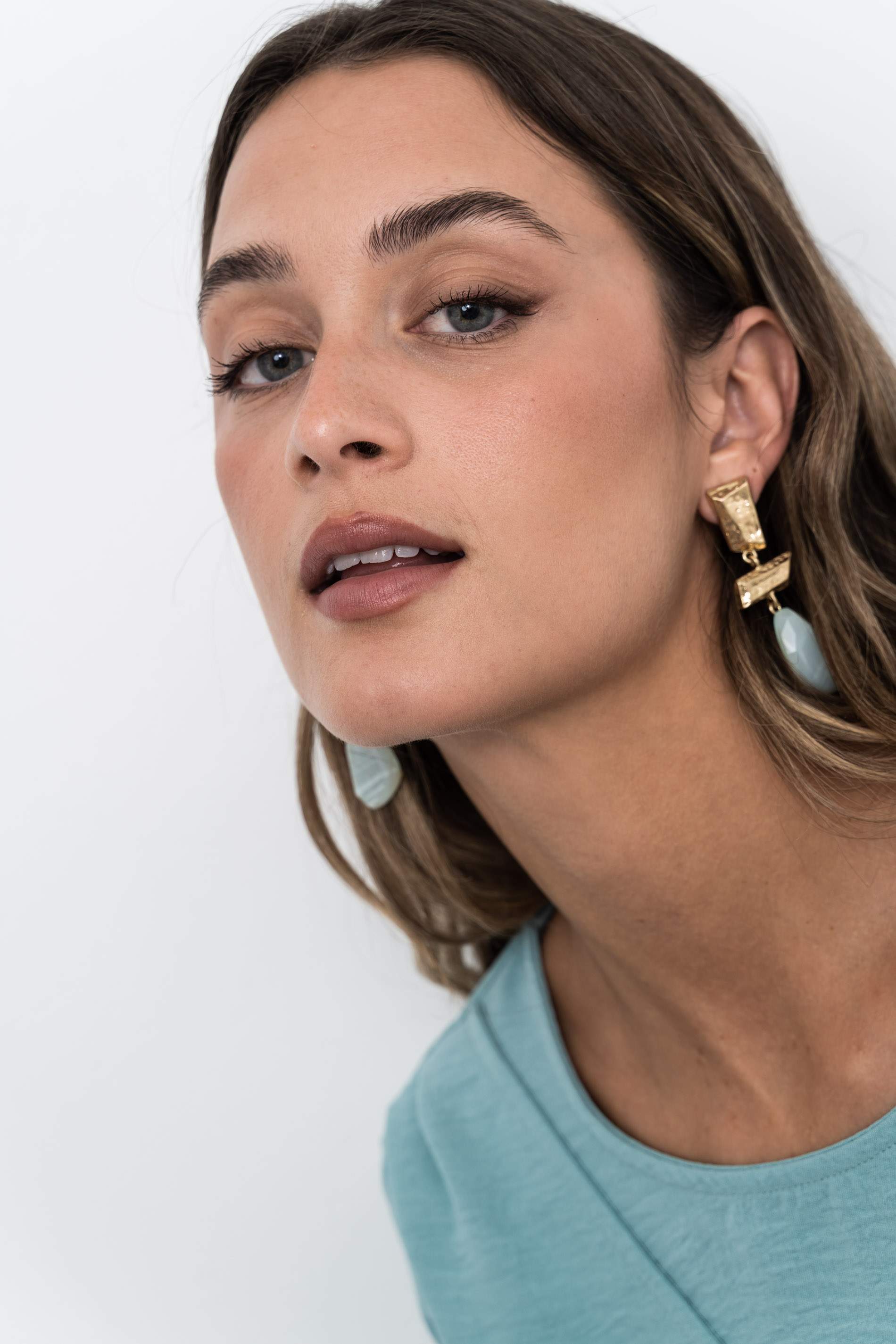 BLUSÓN EFECTO CRUZADO AGUA