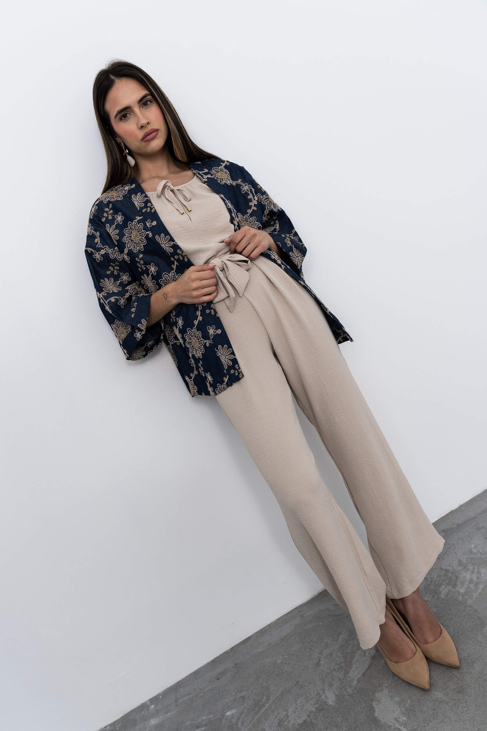 BLUSA FRUNCES LACITO ARENA