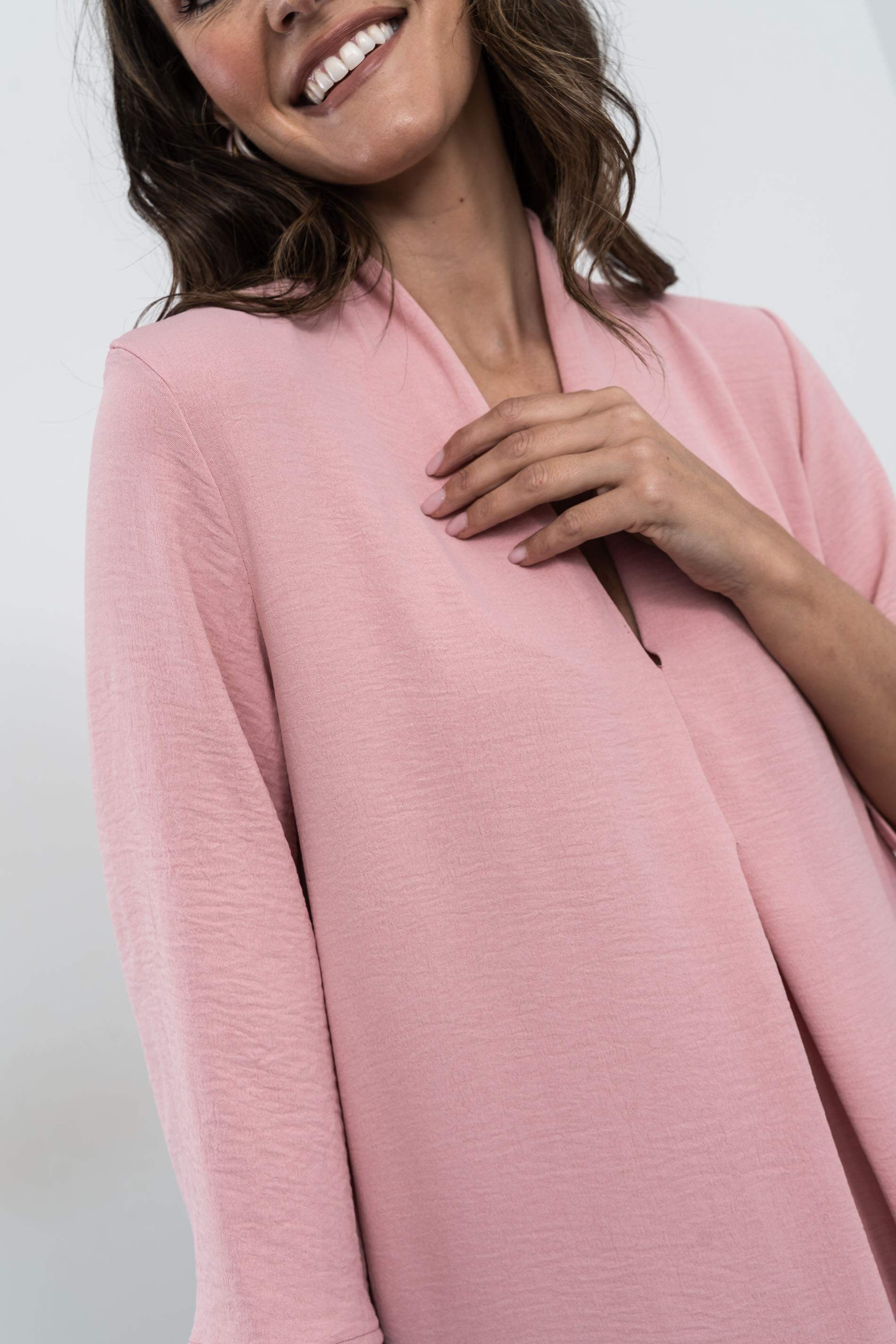 VESTIDO FUELLE LISO NUDE