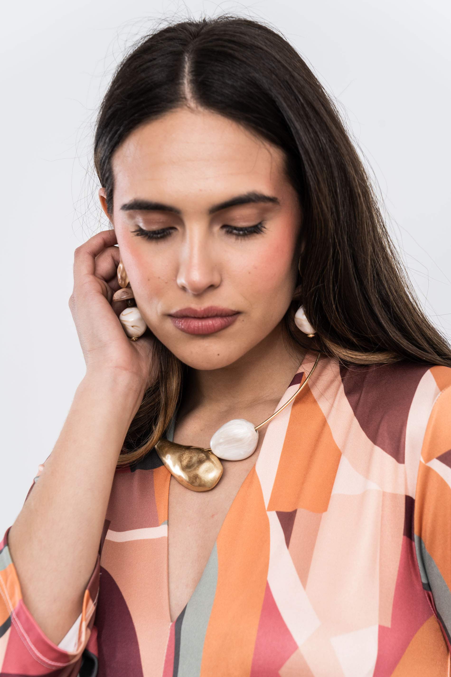 VESTIDO FUELLE GEOMÉTRICOS