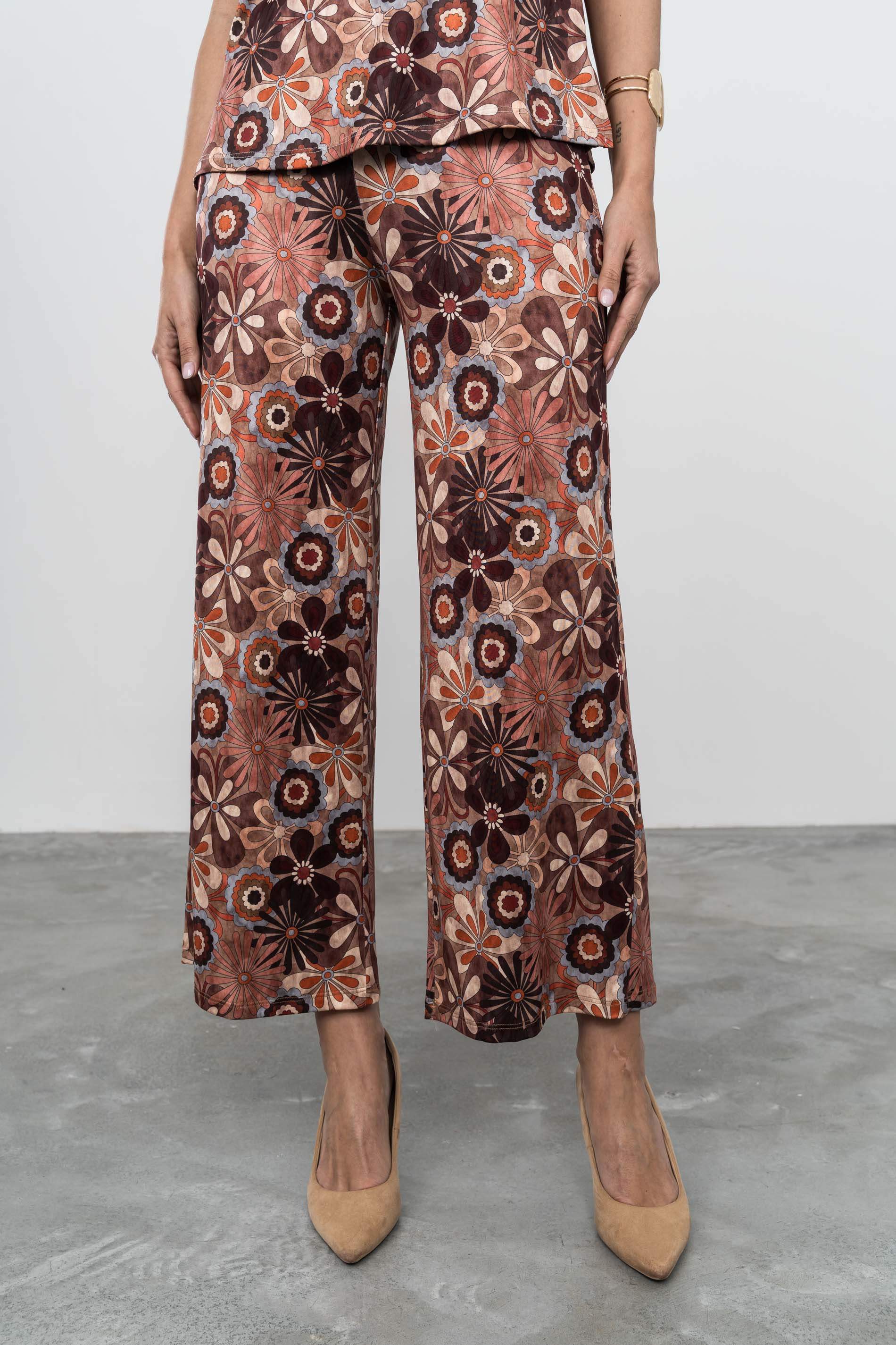PANTALÓN FLOR RETRO
