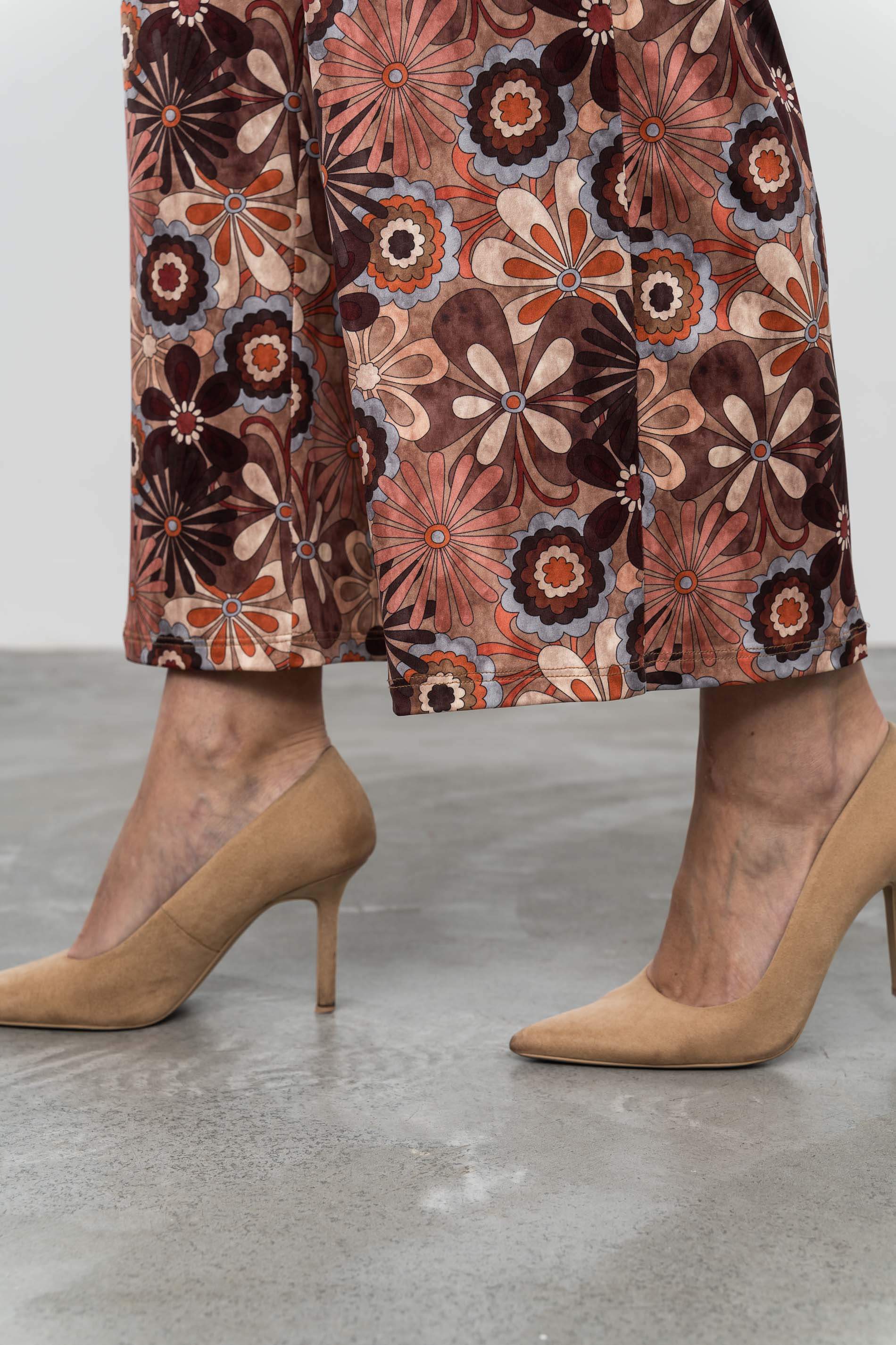 PANTALÓN FLOR RETRO