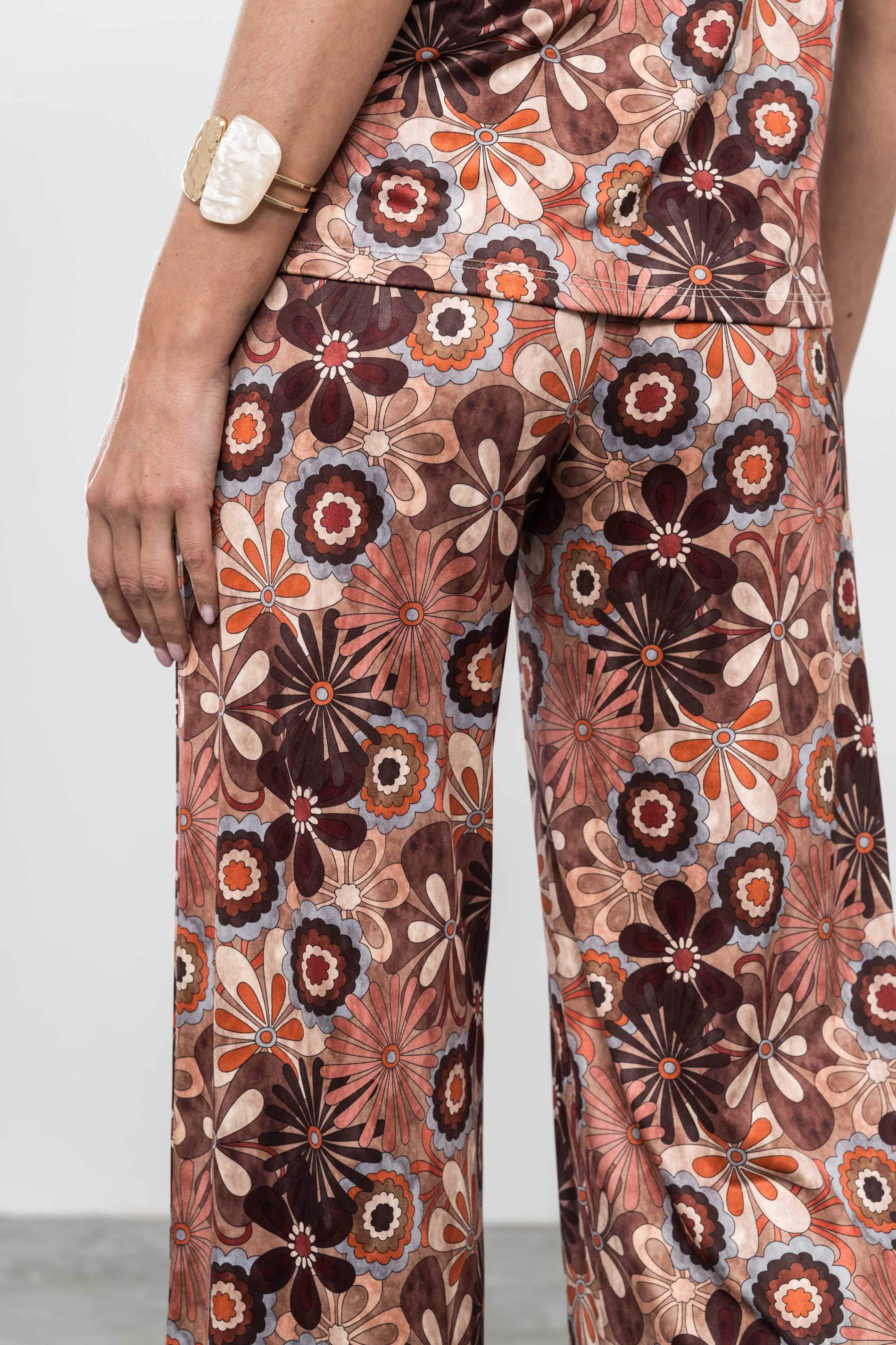 PANTALÓN FLOR RETRO