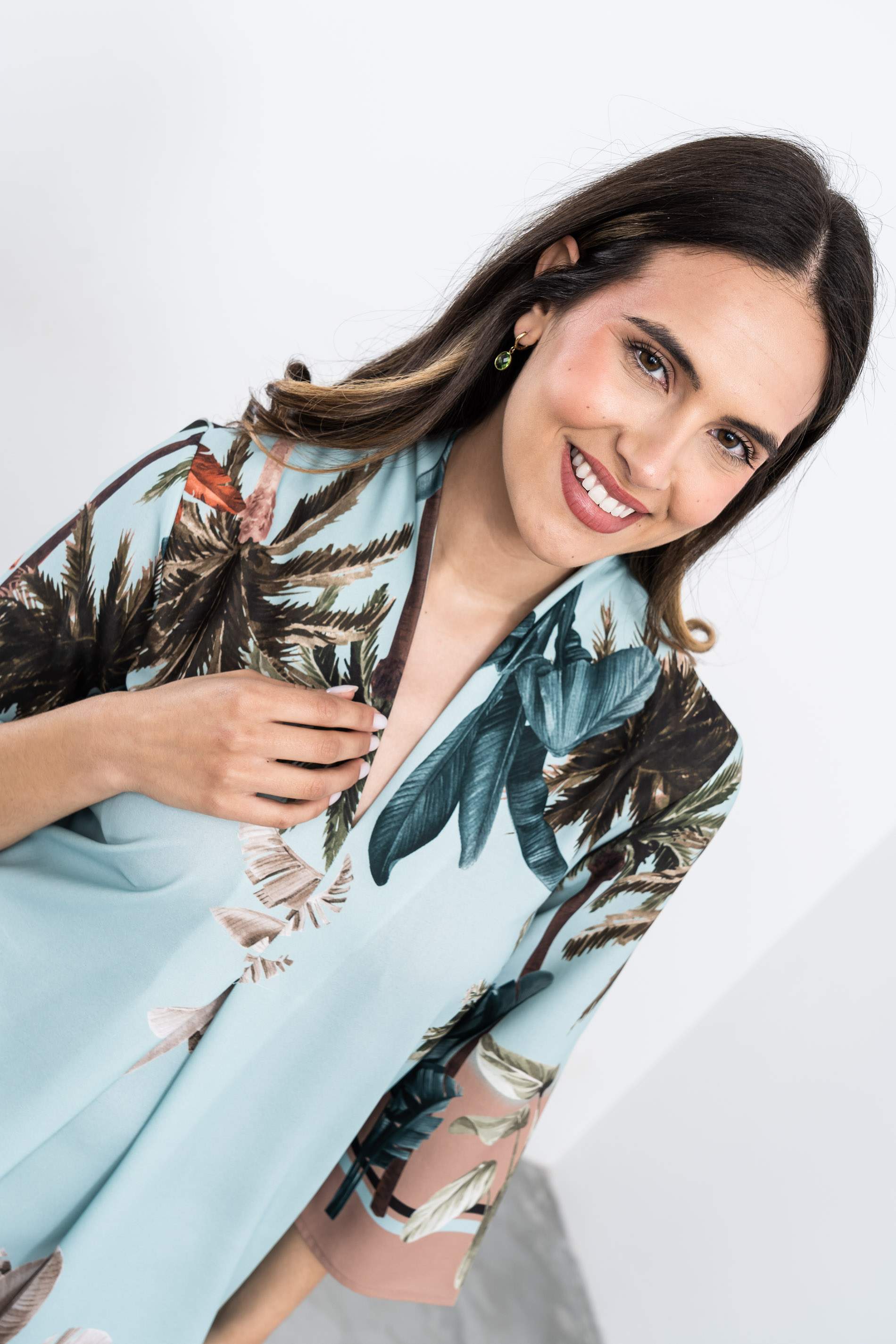 VESTIDO FUELLE PALMERAS