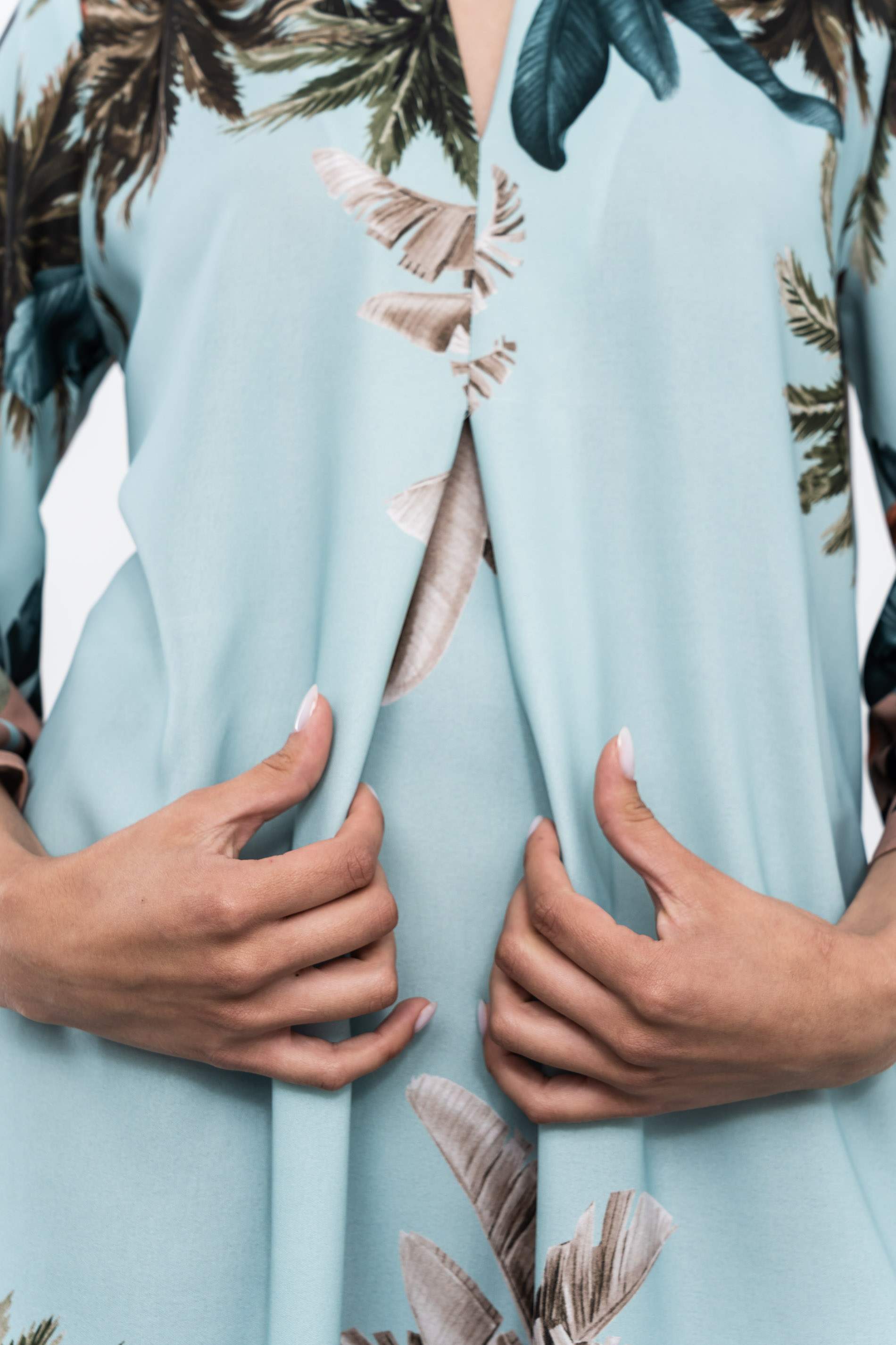 VESTIDO FUELLE PALMERAS