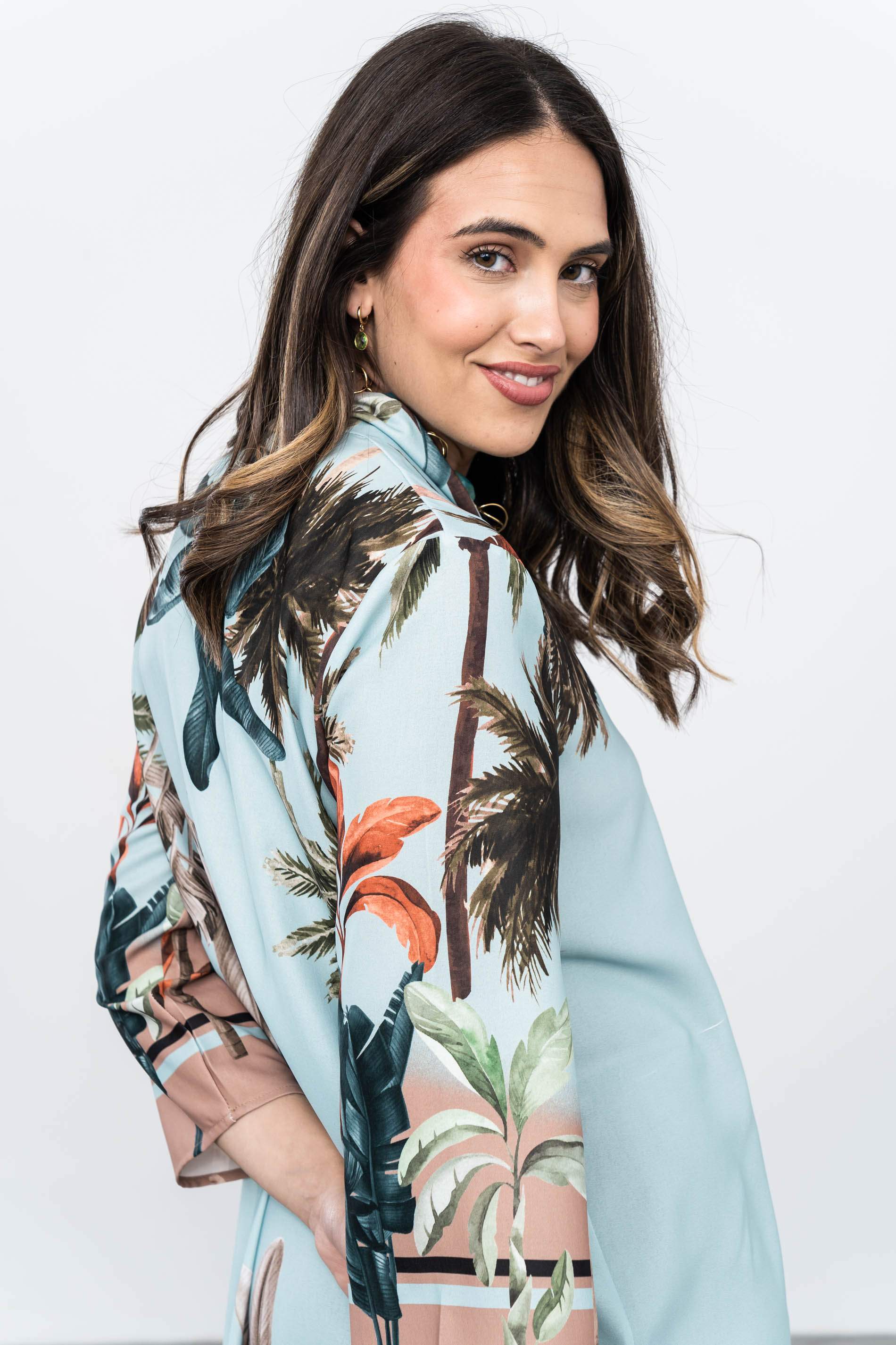 VESTIDO FUELLE PALMERAS