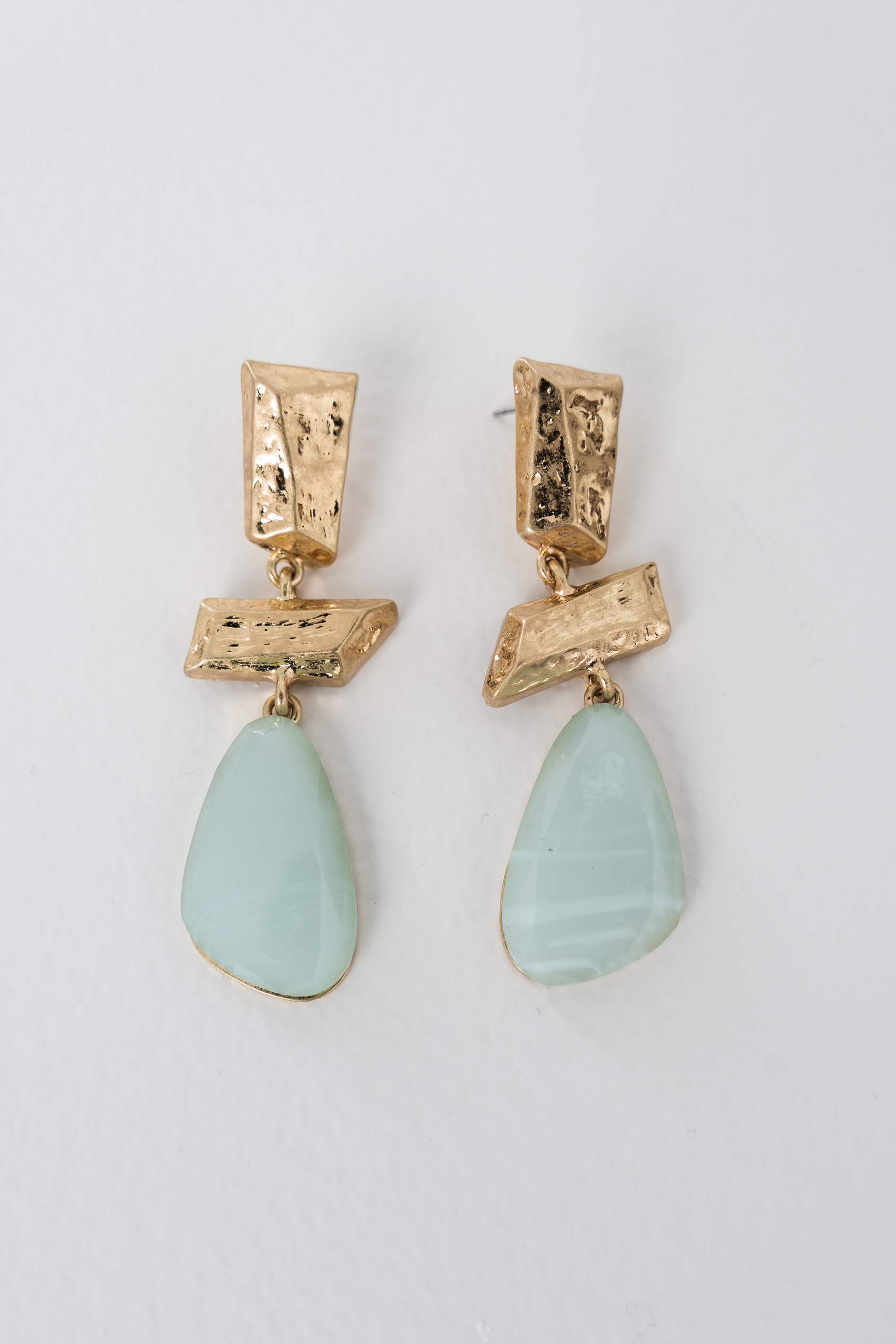 PENDIENTE TEXTURA PIEDRA AGUA