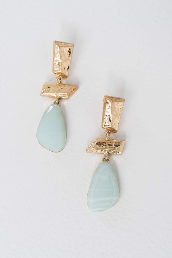 PENDIENTE TEXTURA PIEDRA AGUA