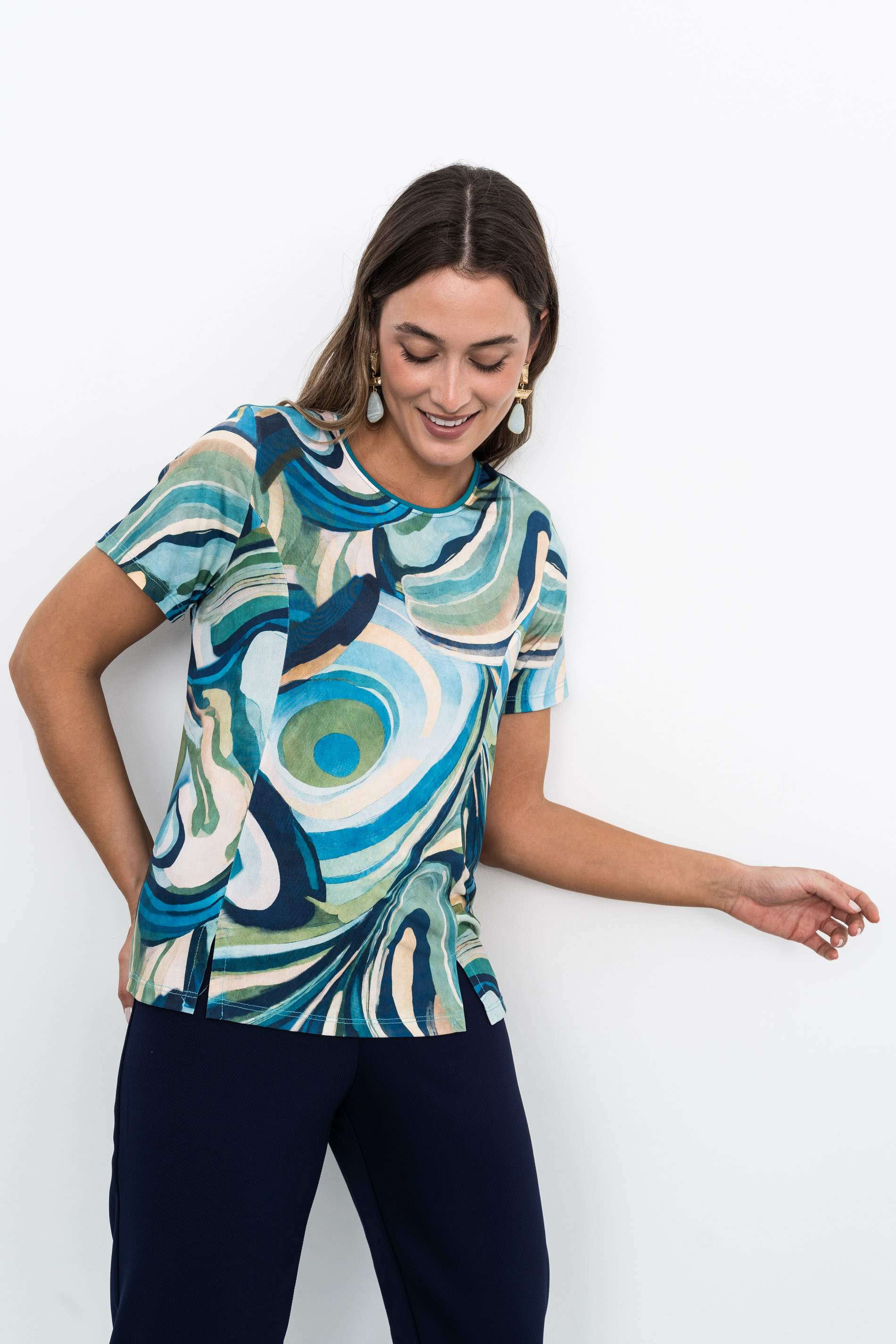 CAMISETA ABERTURAS ACUARELAS