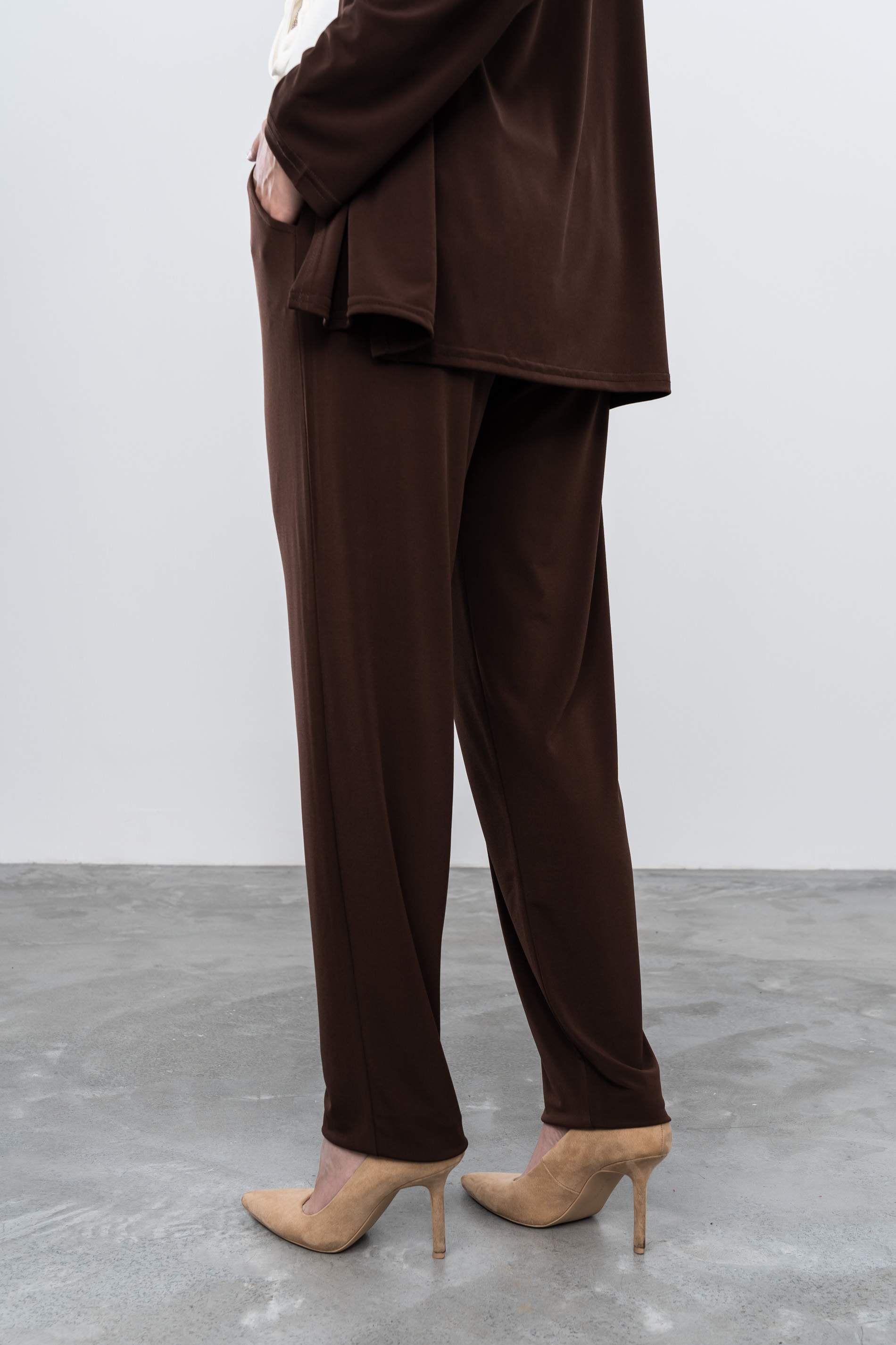 PANTALÓN FLUIDO CHOCOLATE