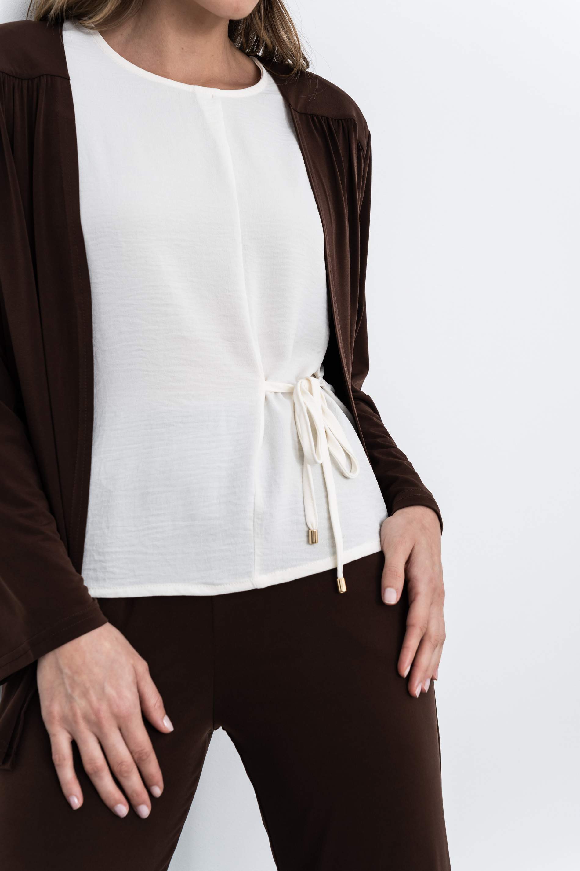 PANTALÓN FLUIDO CHOCOLATE