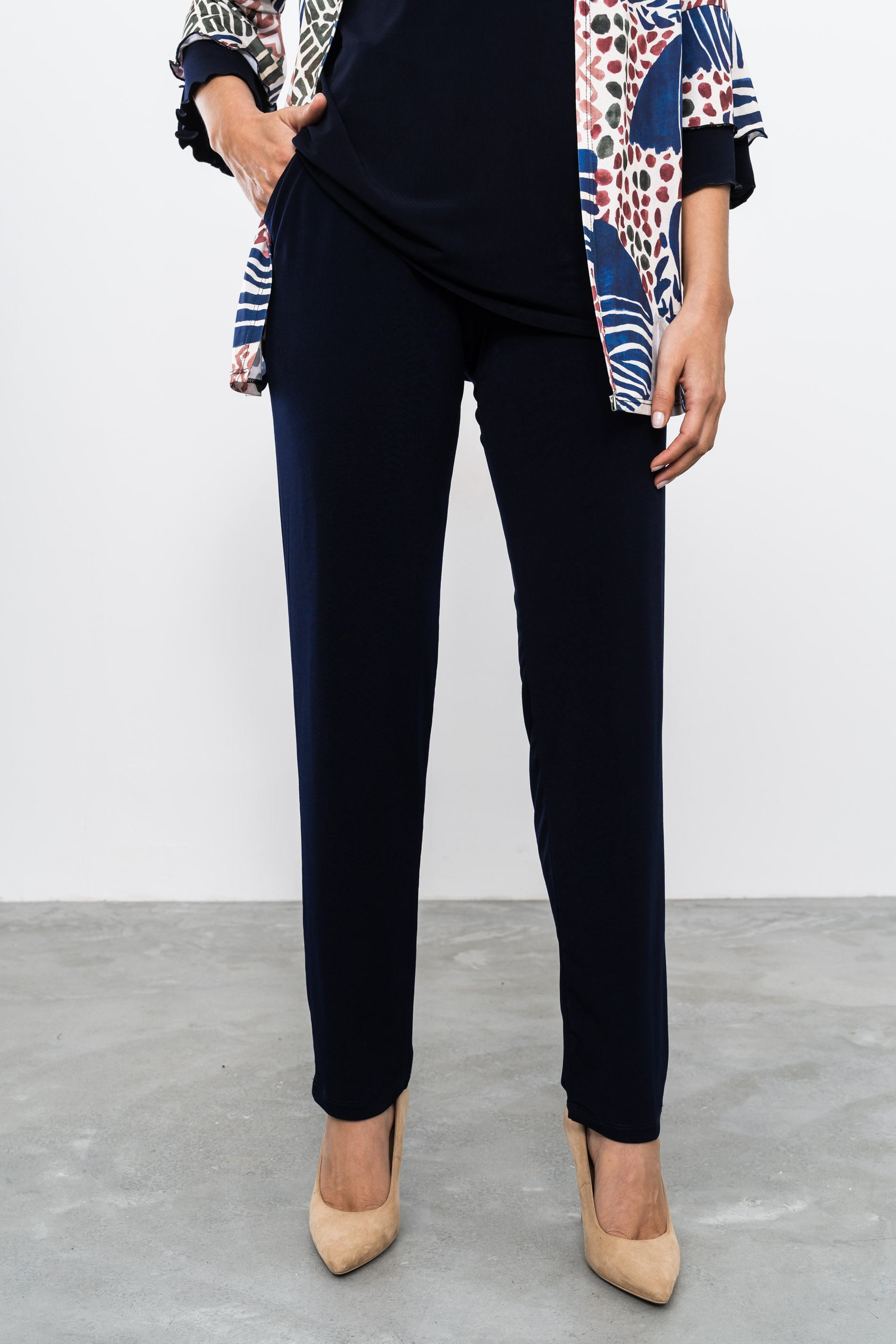 PANTALÓN FLUIDO MARINO