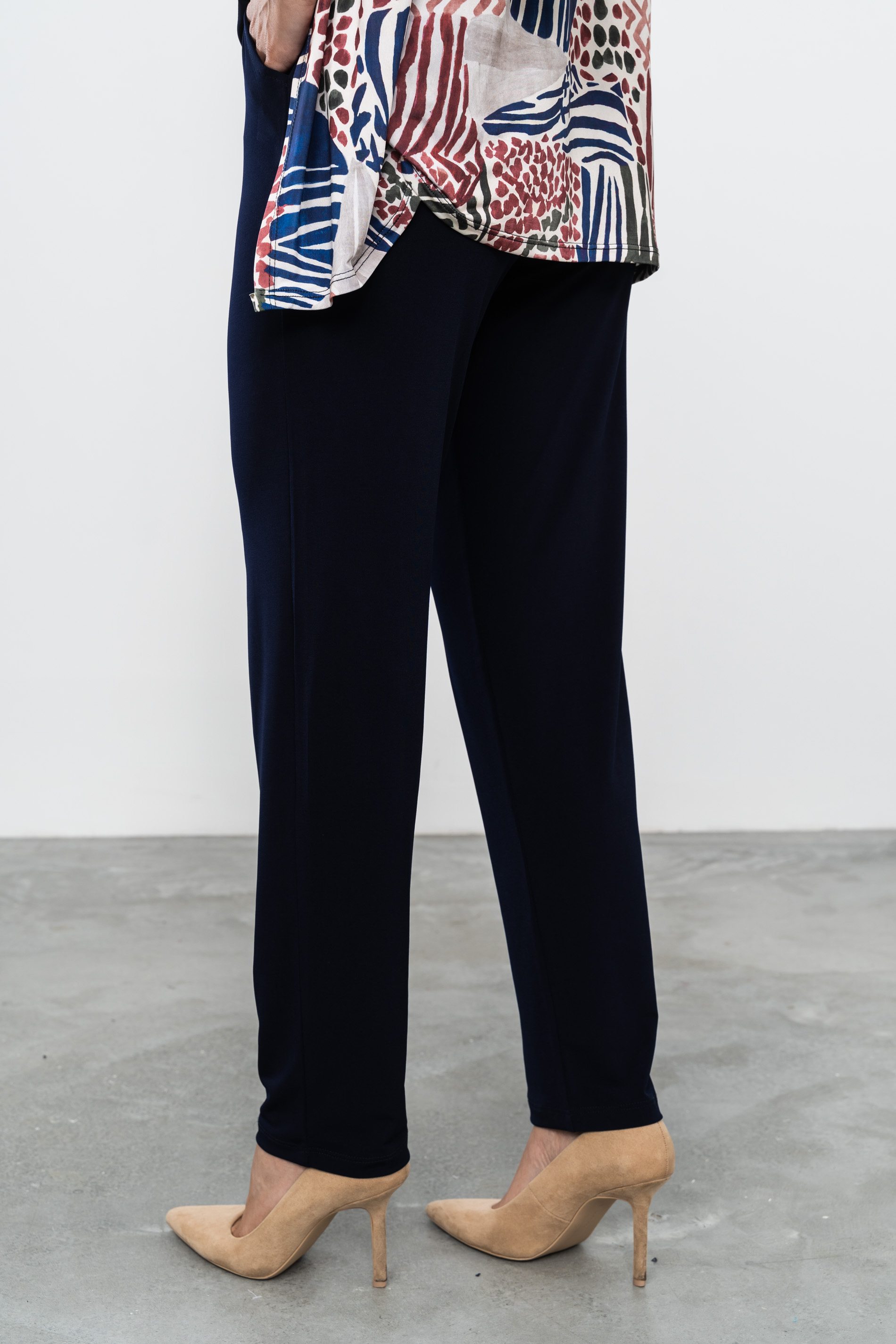 PANTALÓN FLUIDO MARINO