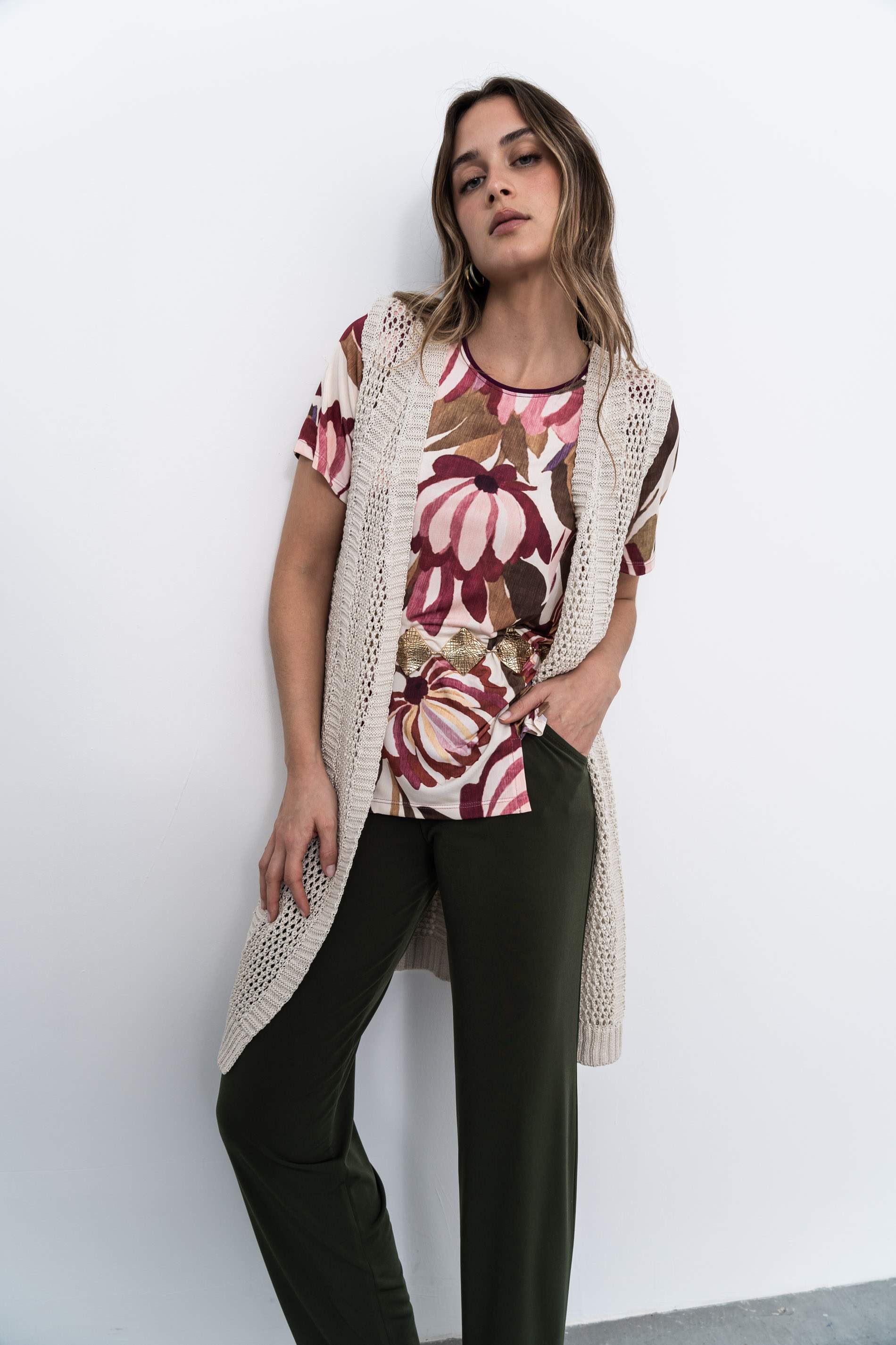 PANTALÓN FLUIDO KAKI