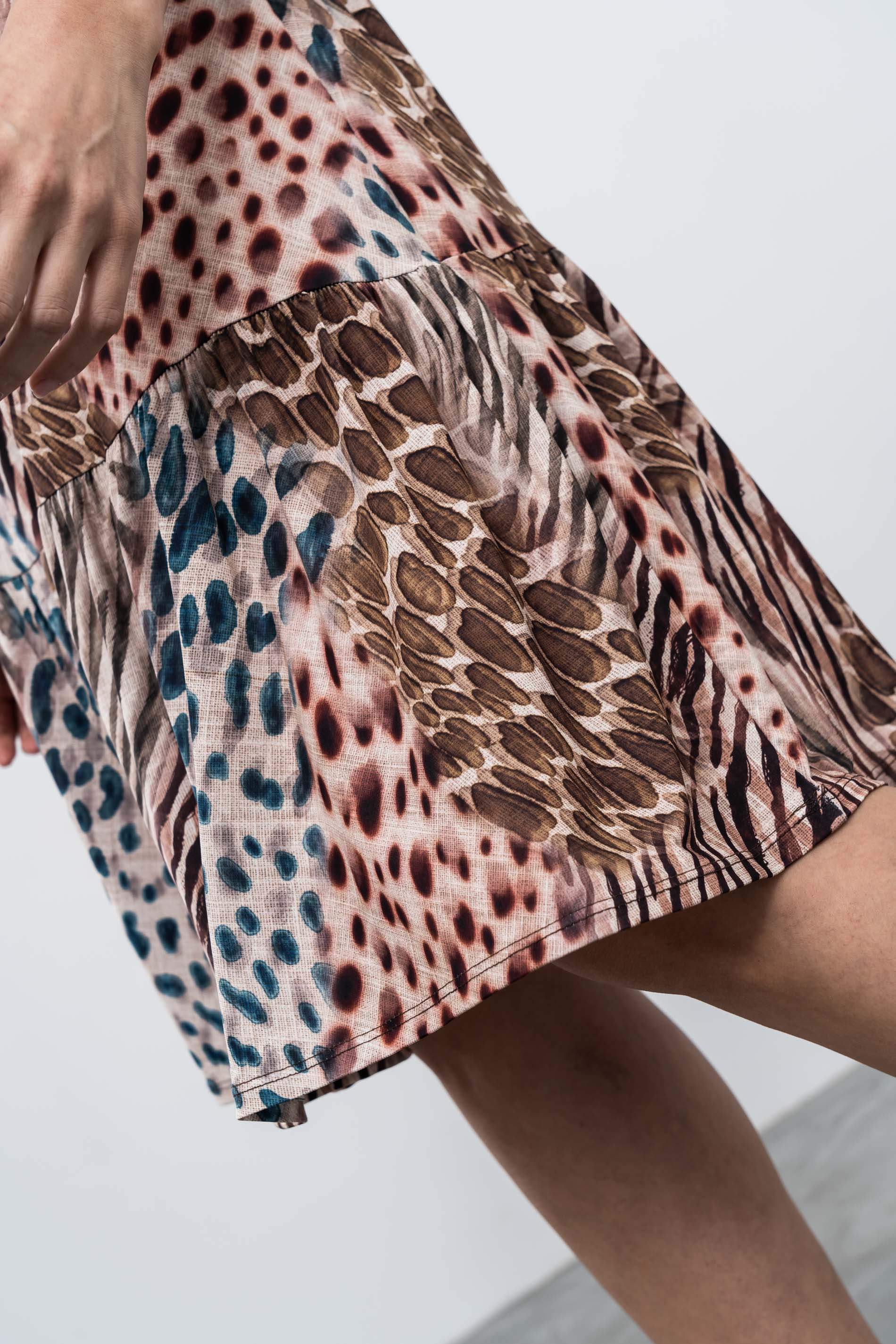 VESTIDO VOLANTE ANIMAL