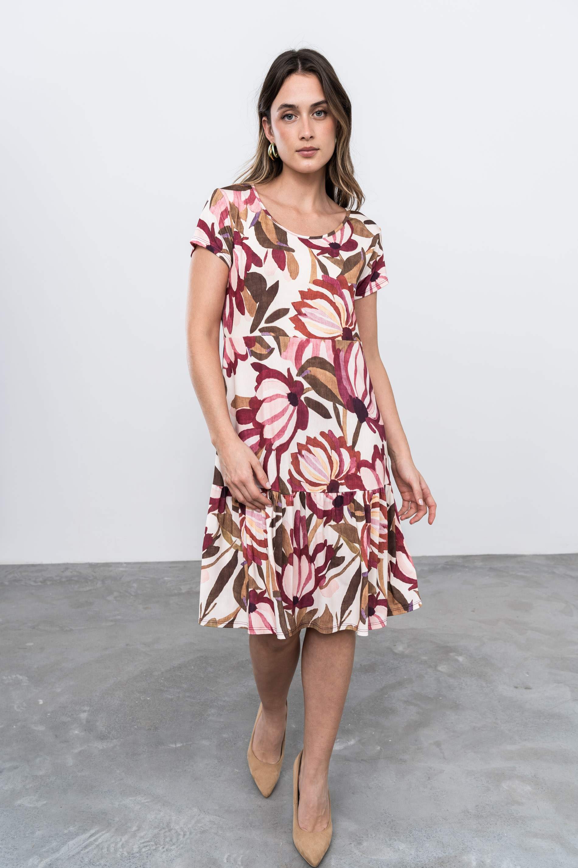 VESTIDO VOLANTE FLORAL