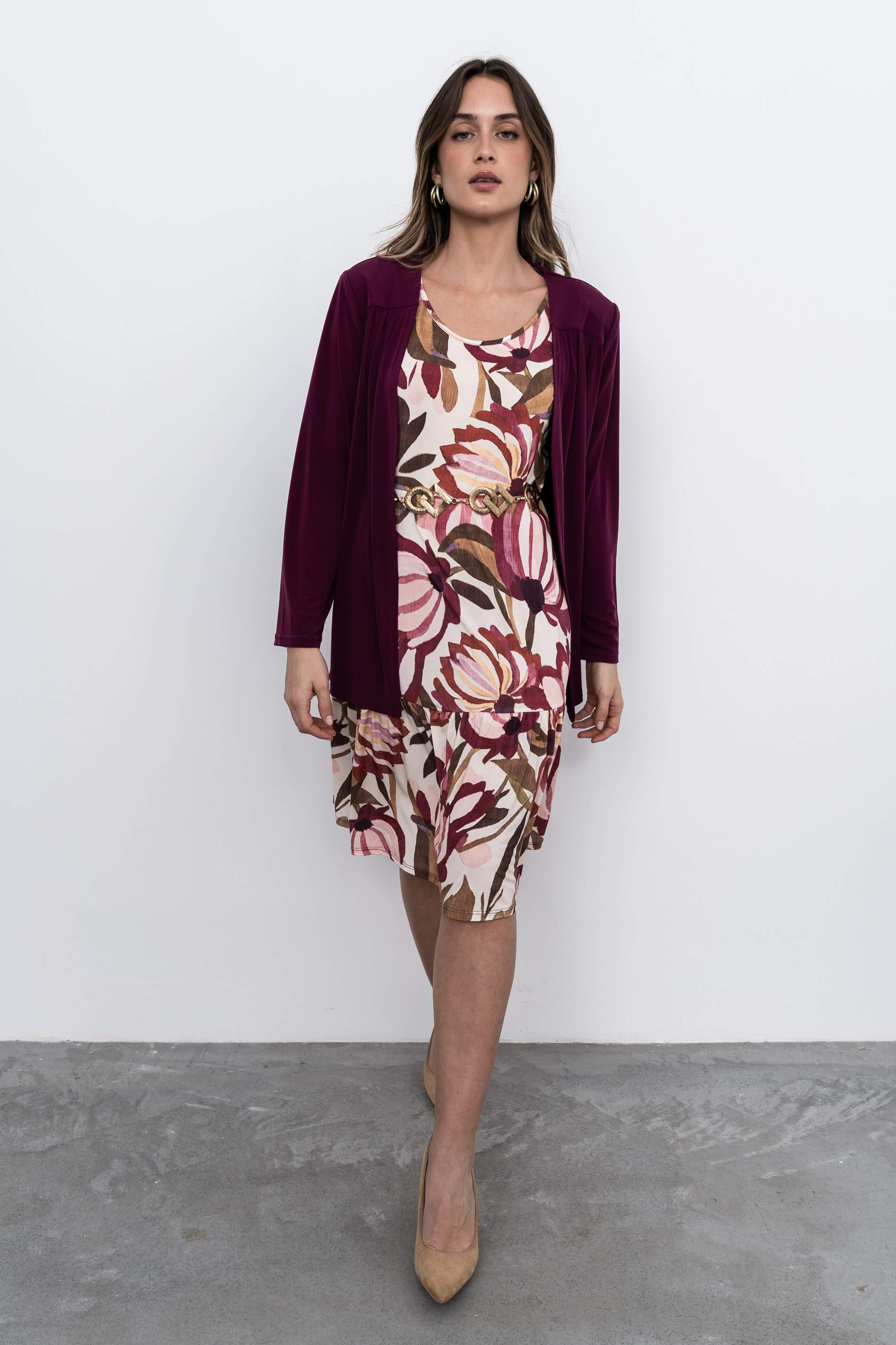 VESTIDO VOLANTE FLORAL