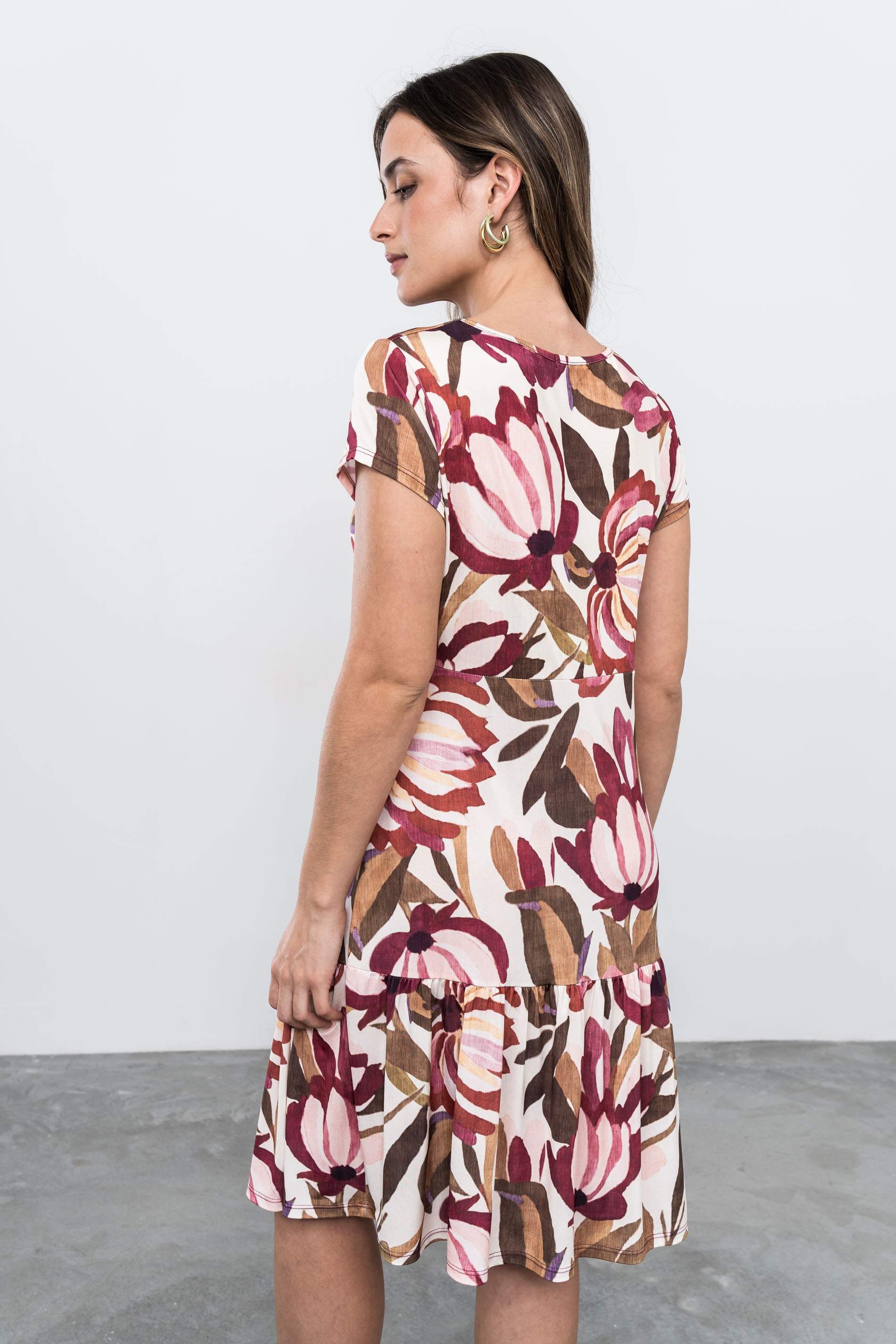 VESTIDO VOLANTE FLORAL