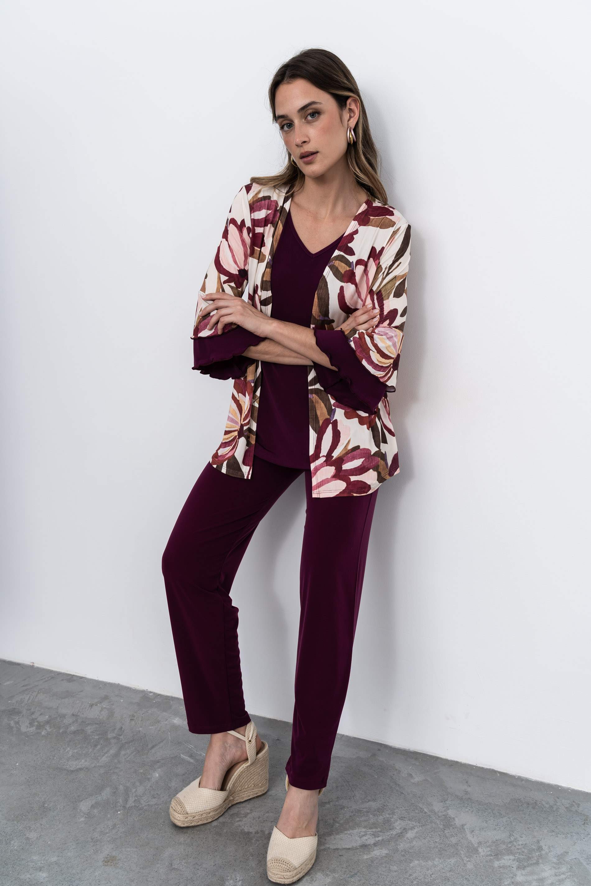 CONJUNTO SIMULADO FLORAL