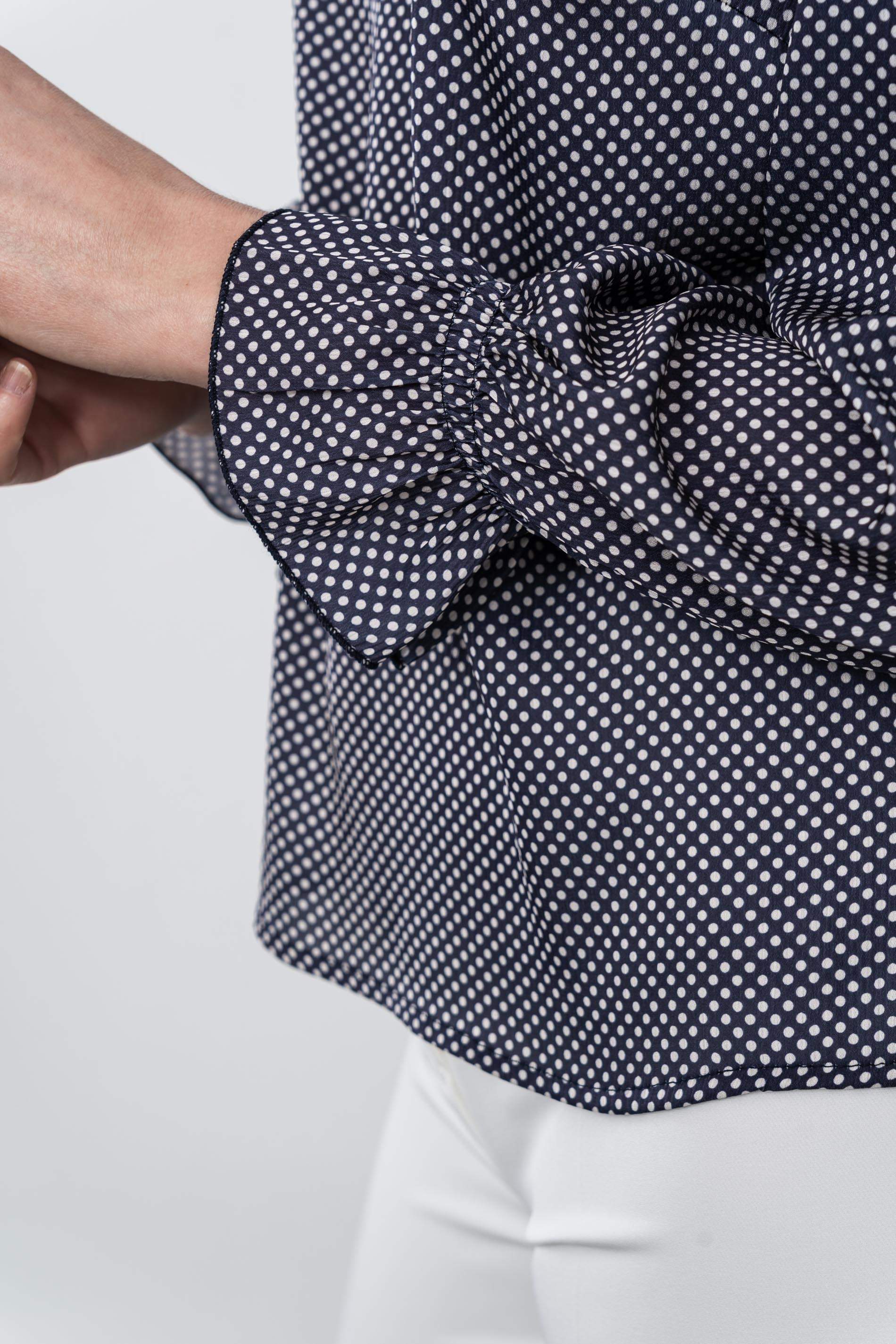 BLUSA LAZADA TOPOS MARINO