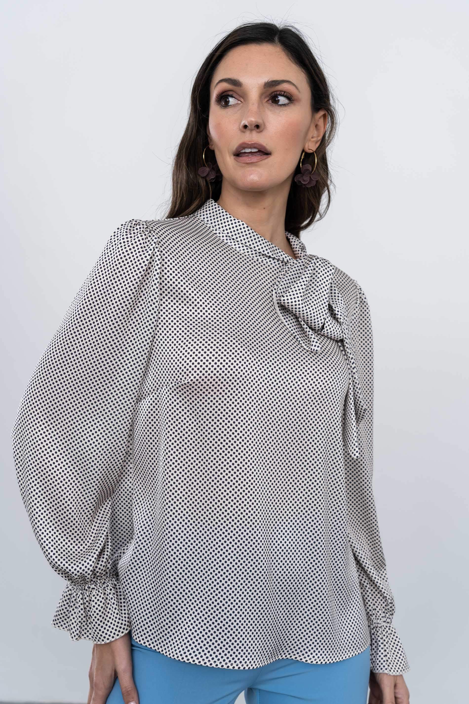 BLUSA LAZADA TOPOS CRUDO