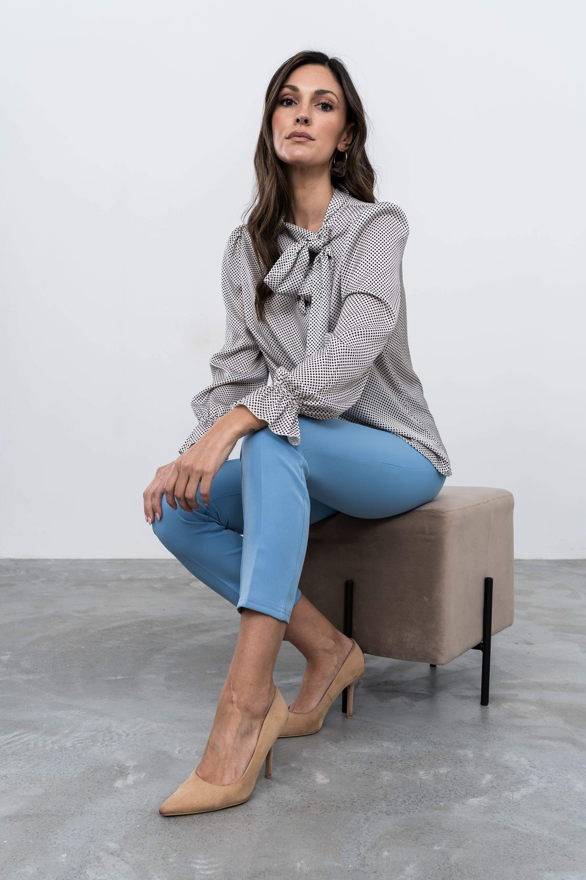 BLUSA LAZADA TOPOS CRUDO