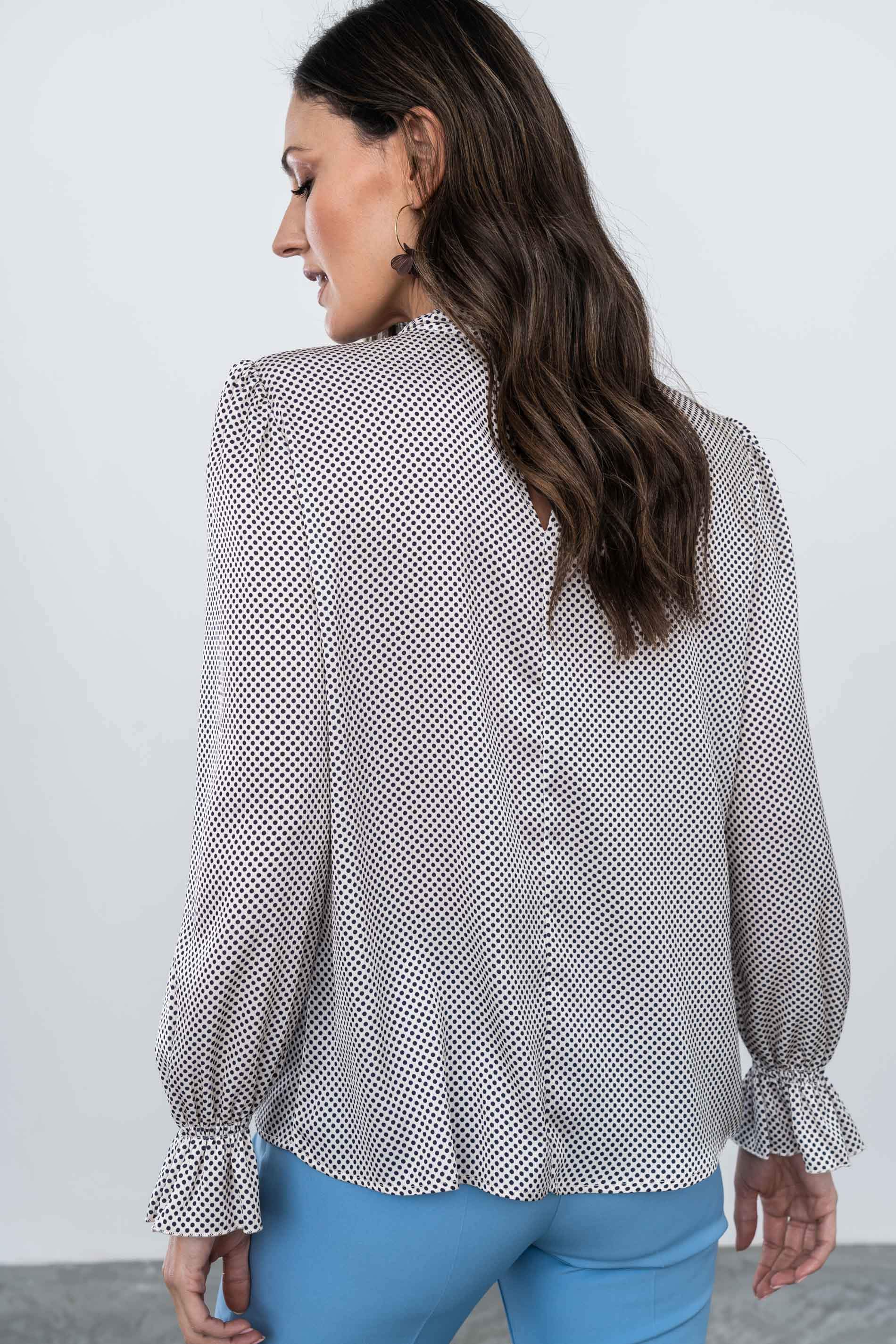 BLUSA LAZADA TOPOS CRUDO