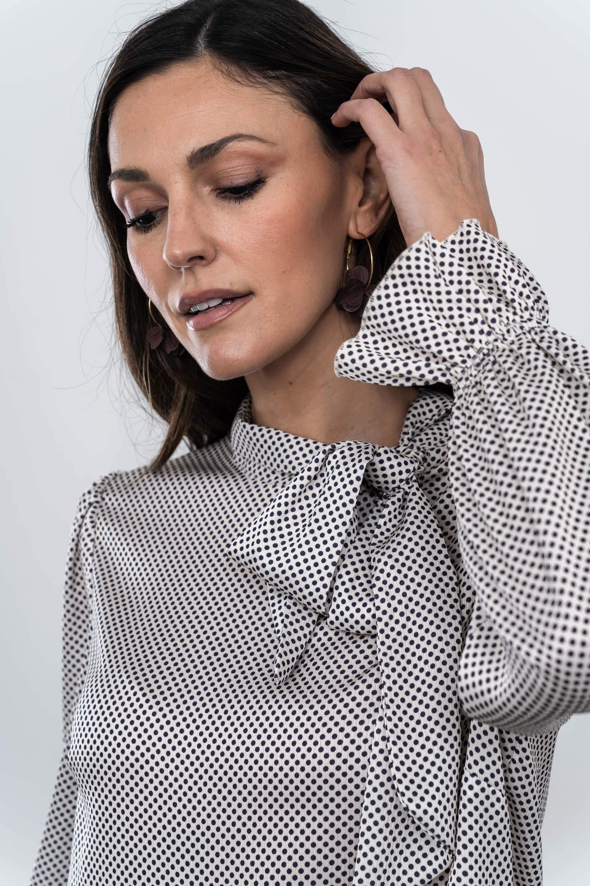 BLUSA LAZADA TOPOS CRUDO