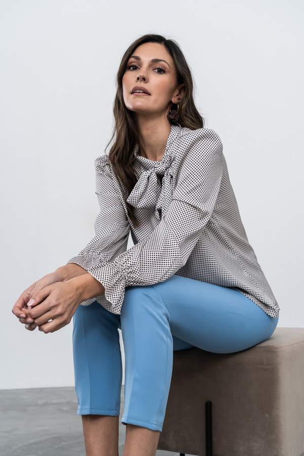 BLUSA LAZADA TOPOS CRUDO