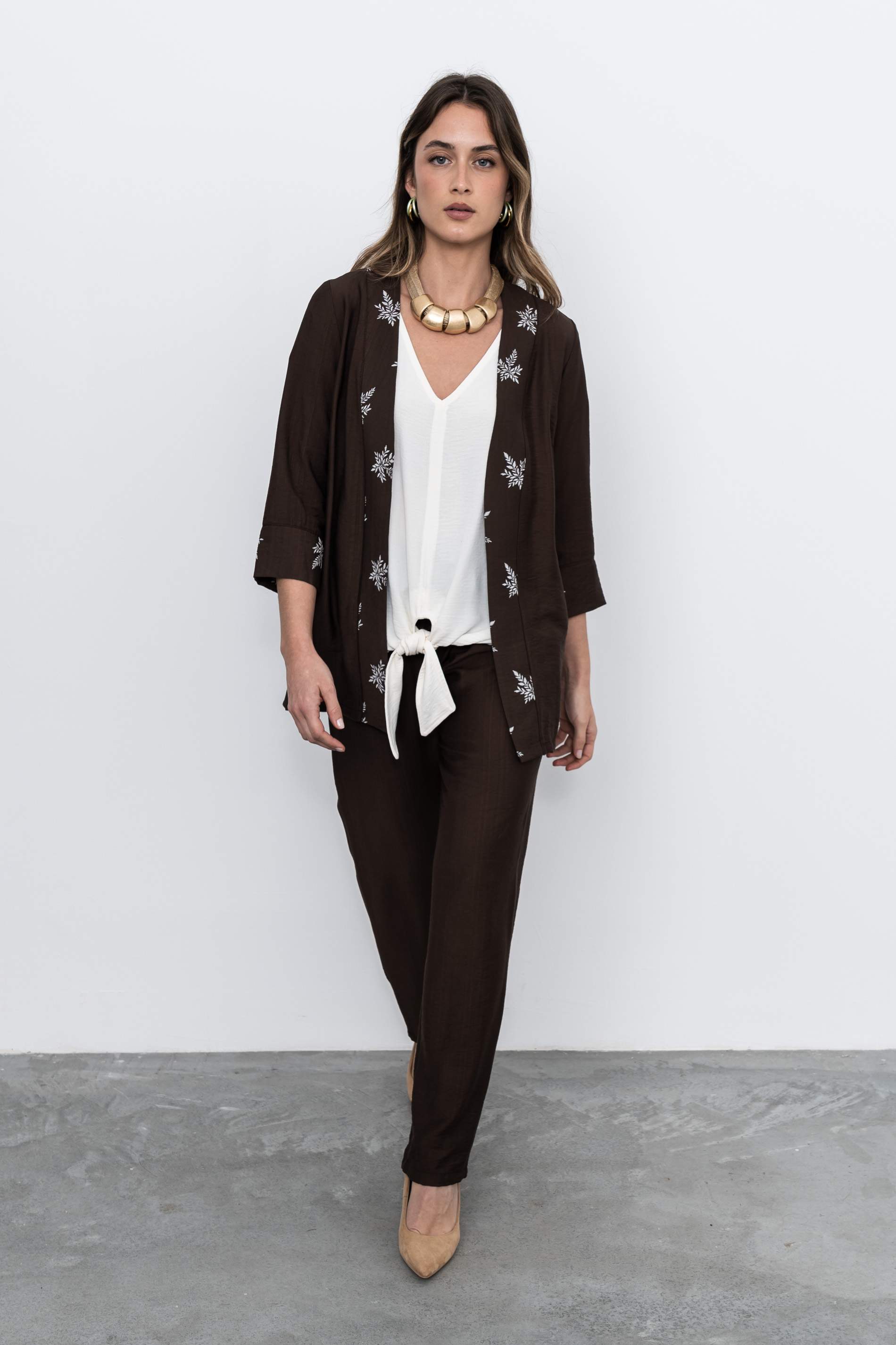 PANTALÓN HOLGADO CHOCOLATE