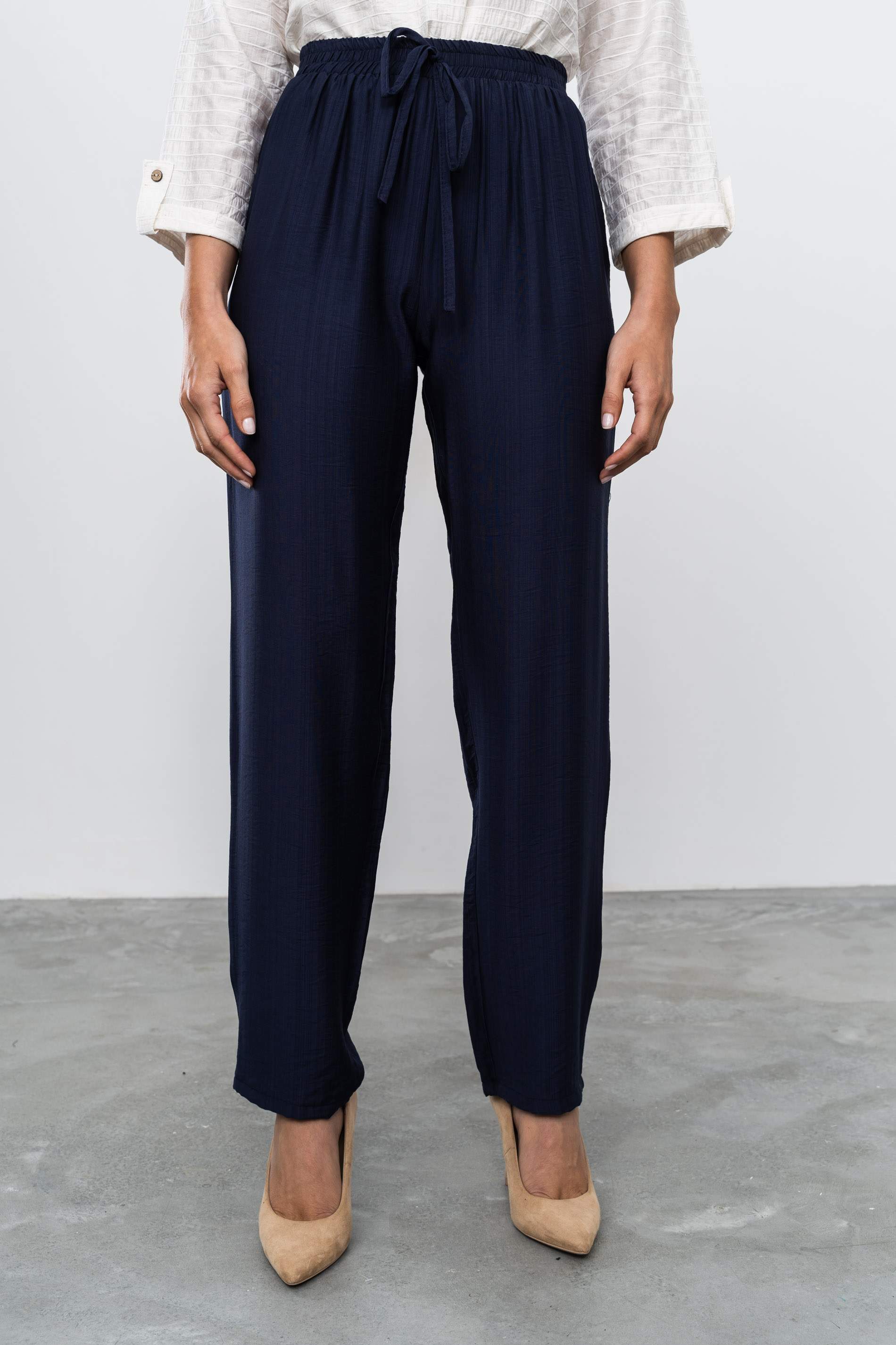 PANTALÓN HOLGADO MARINO