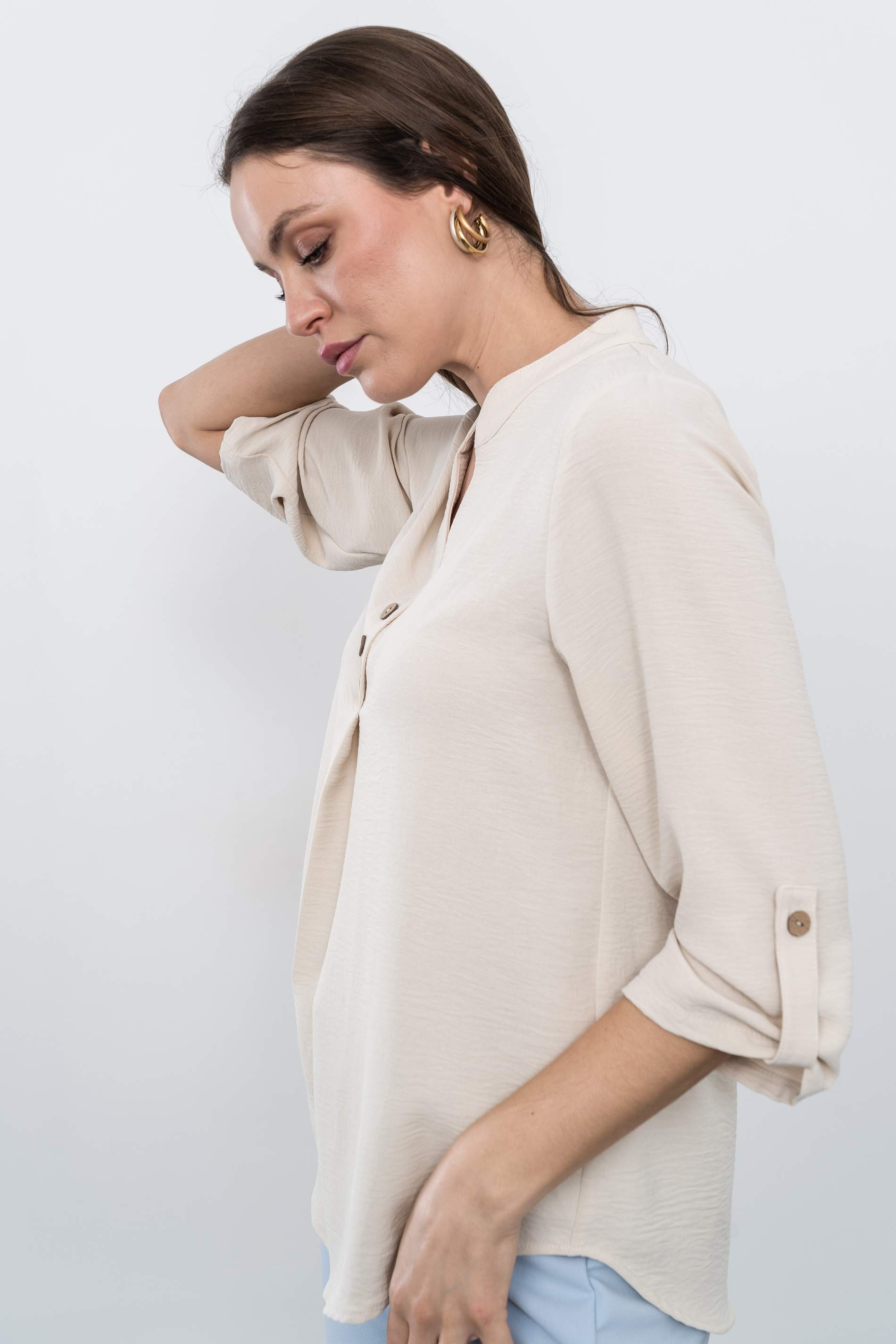 BLUSÓN BOTONES COCO BEIGE