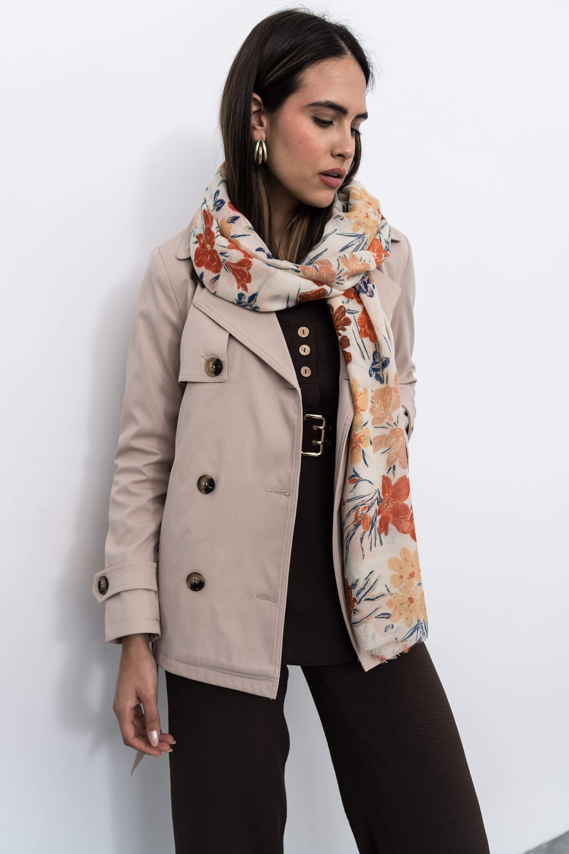 BLUSÓN BOTONES COCO CHOCOLATE