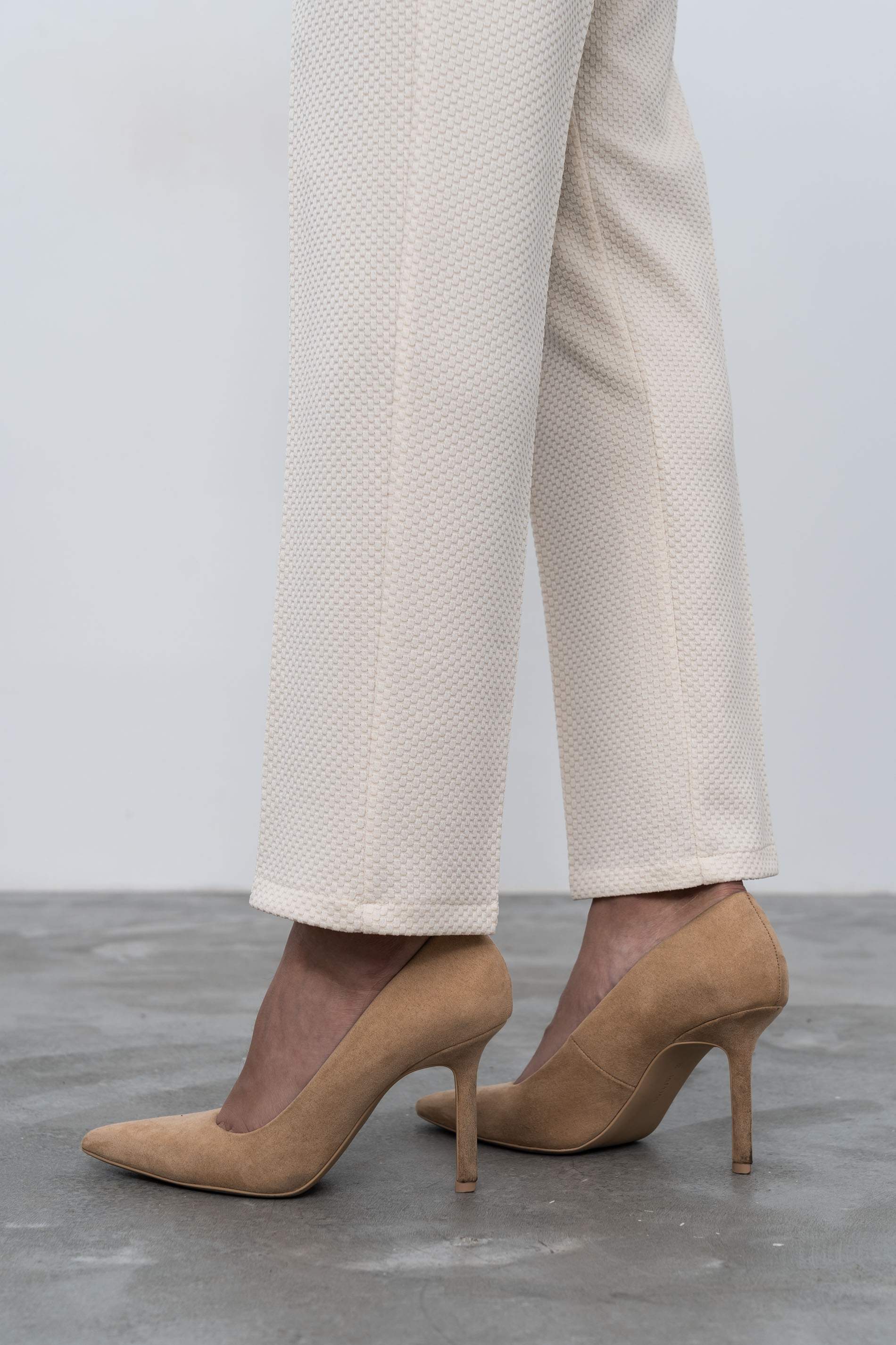 PANTALÓN JACQUARD CRUDO