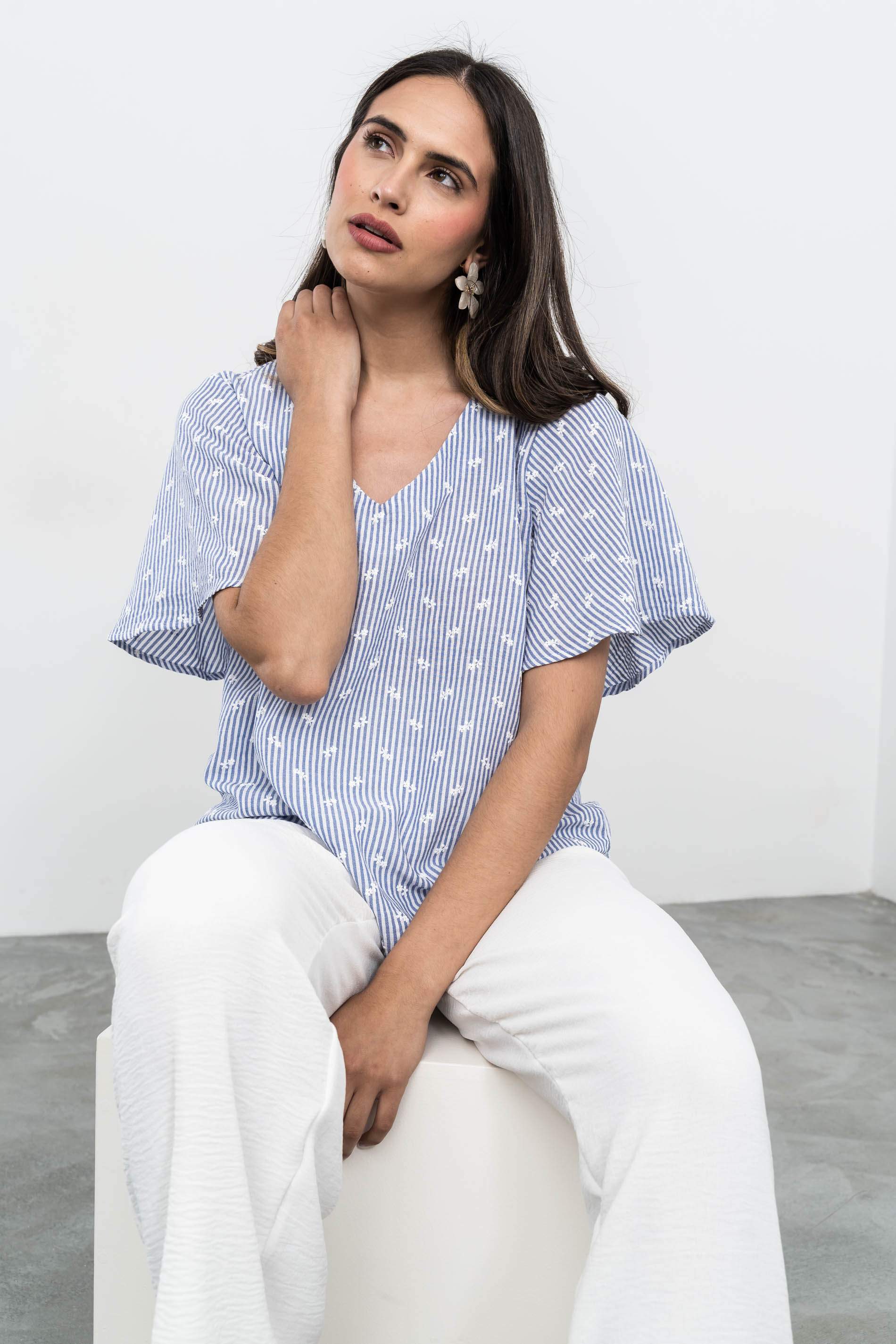 BLUSA RAYAS CAPAS
