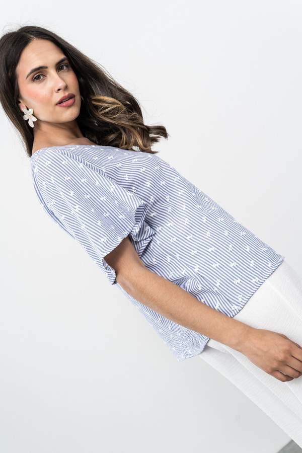 BLUSA RAYAS CAPAS