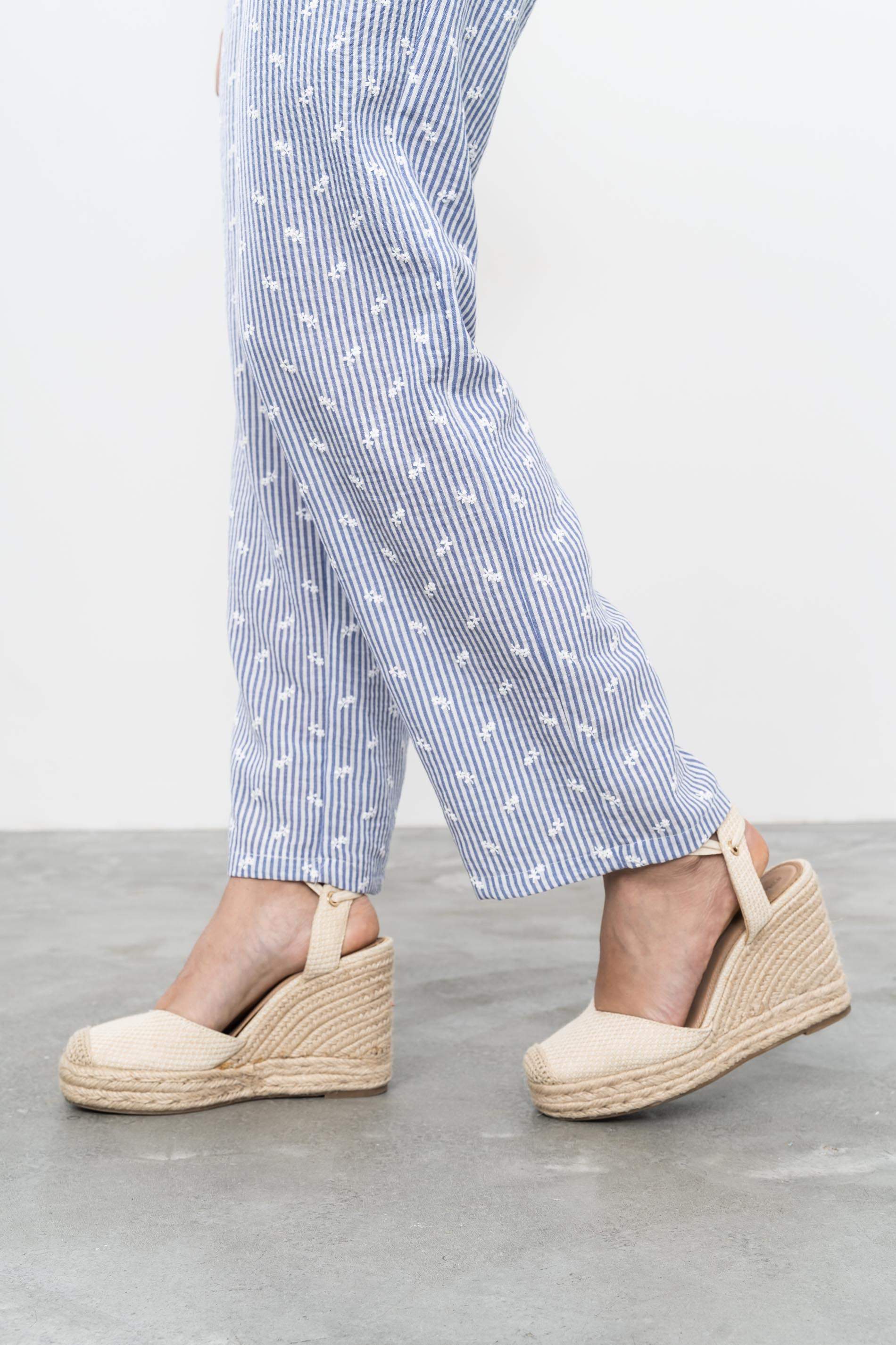 PANTALÓN RAYAS FLORECITA