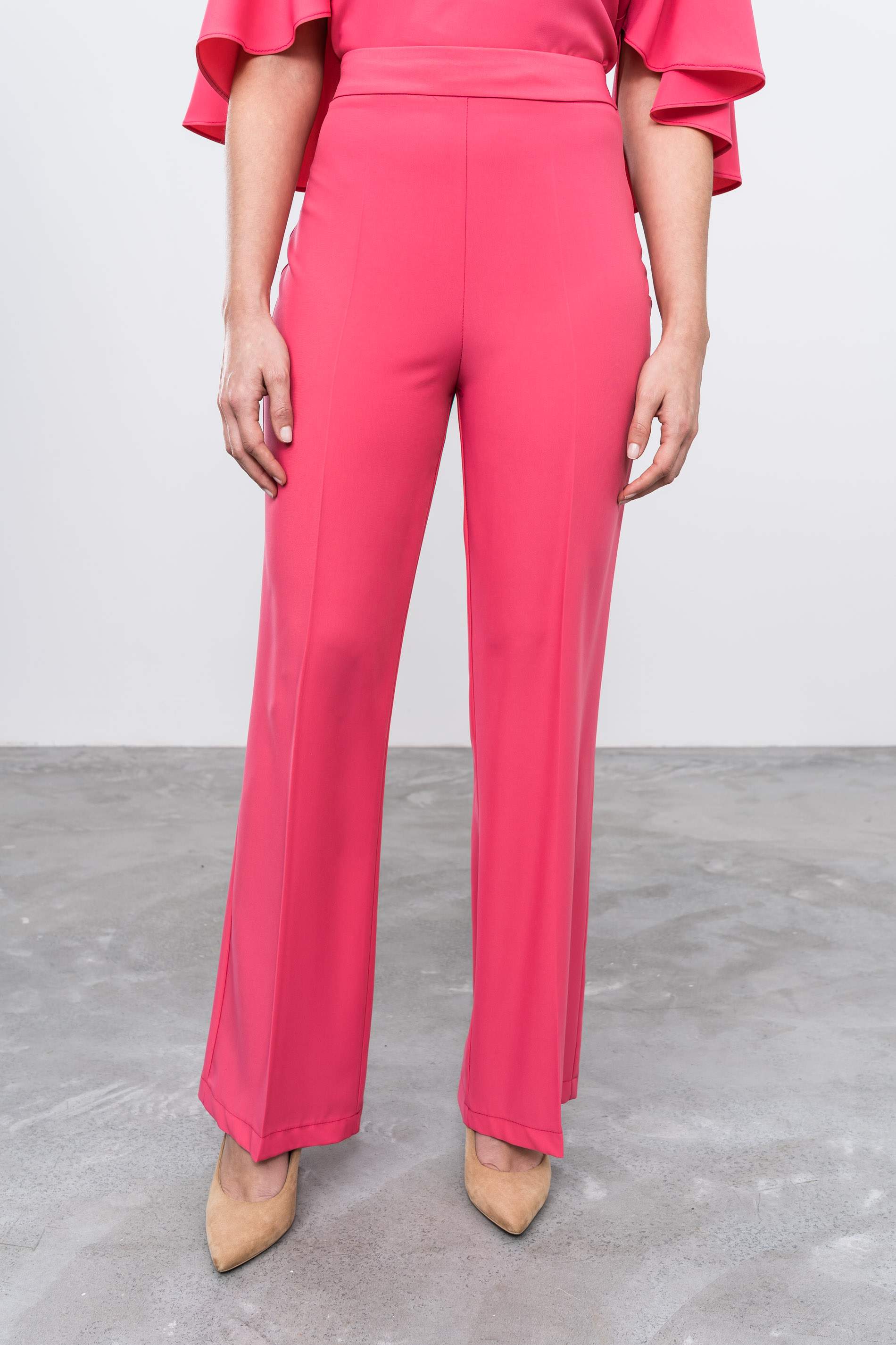 PANTALÓN VESTIR RECTO CORAL