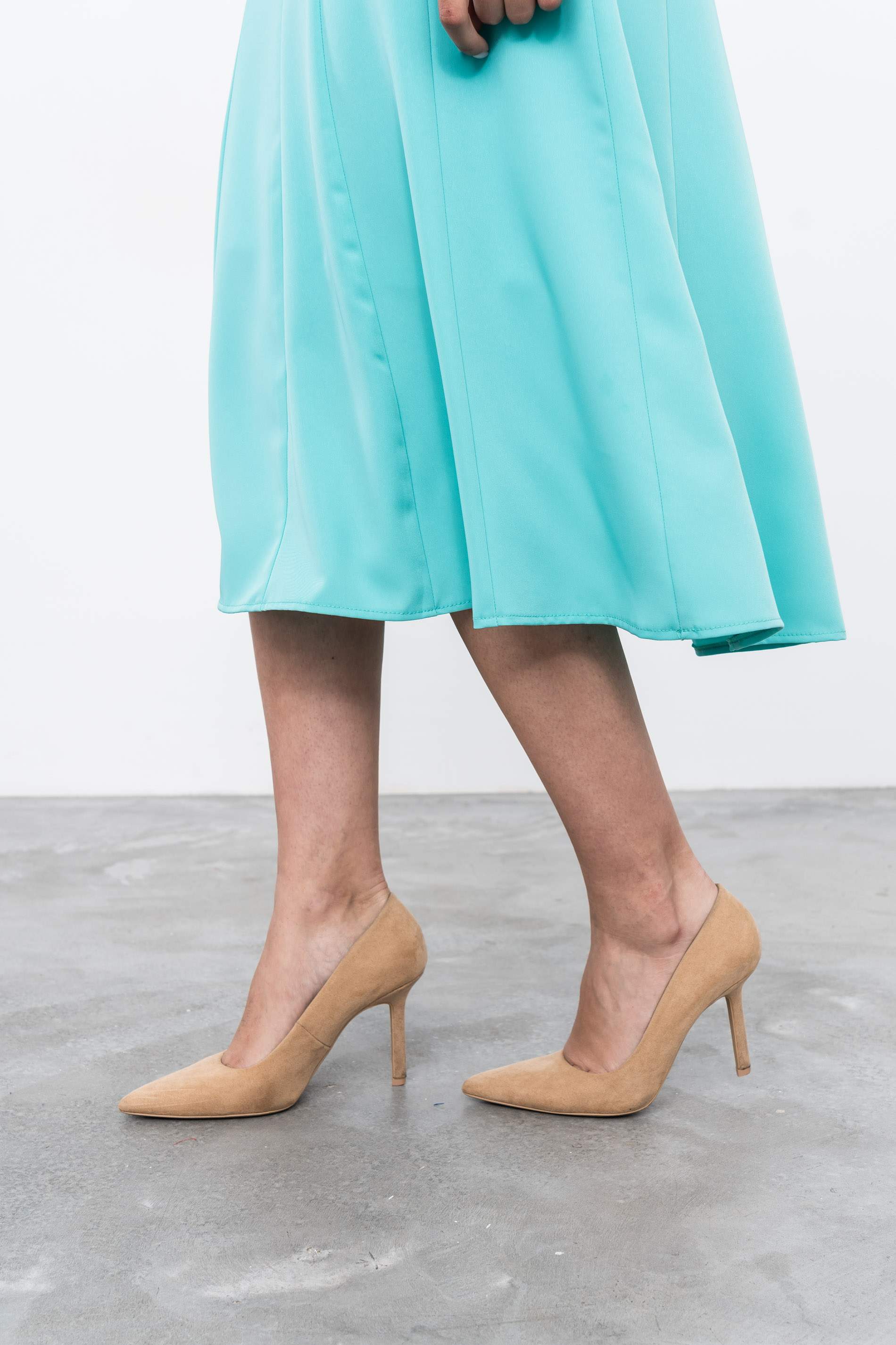 VESTIDO MIDI QUILLAS