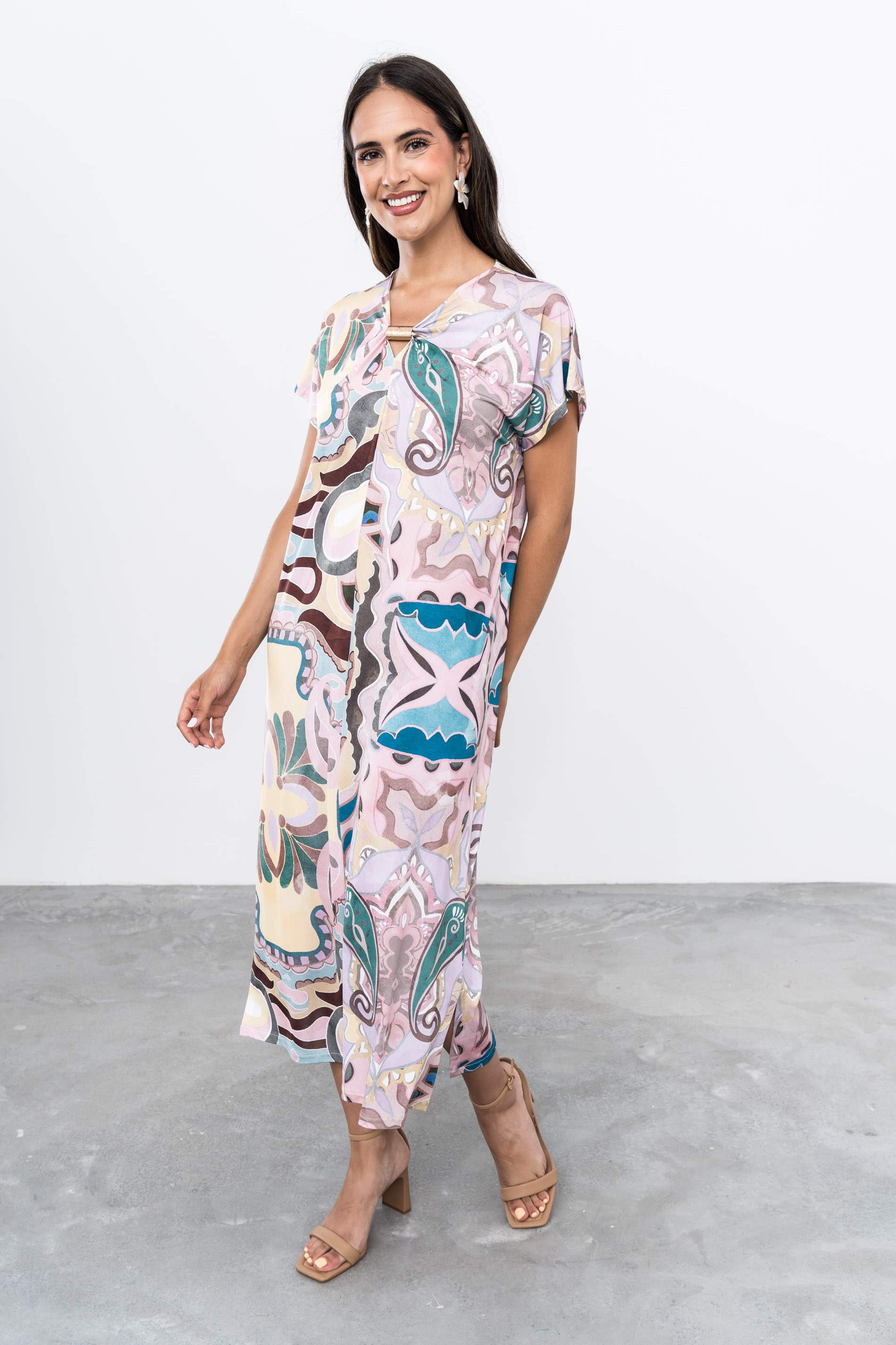 VESTIDO CACHEMIRE ADORNO