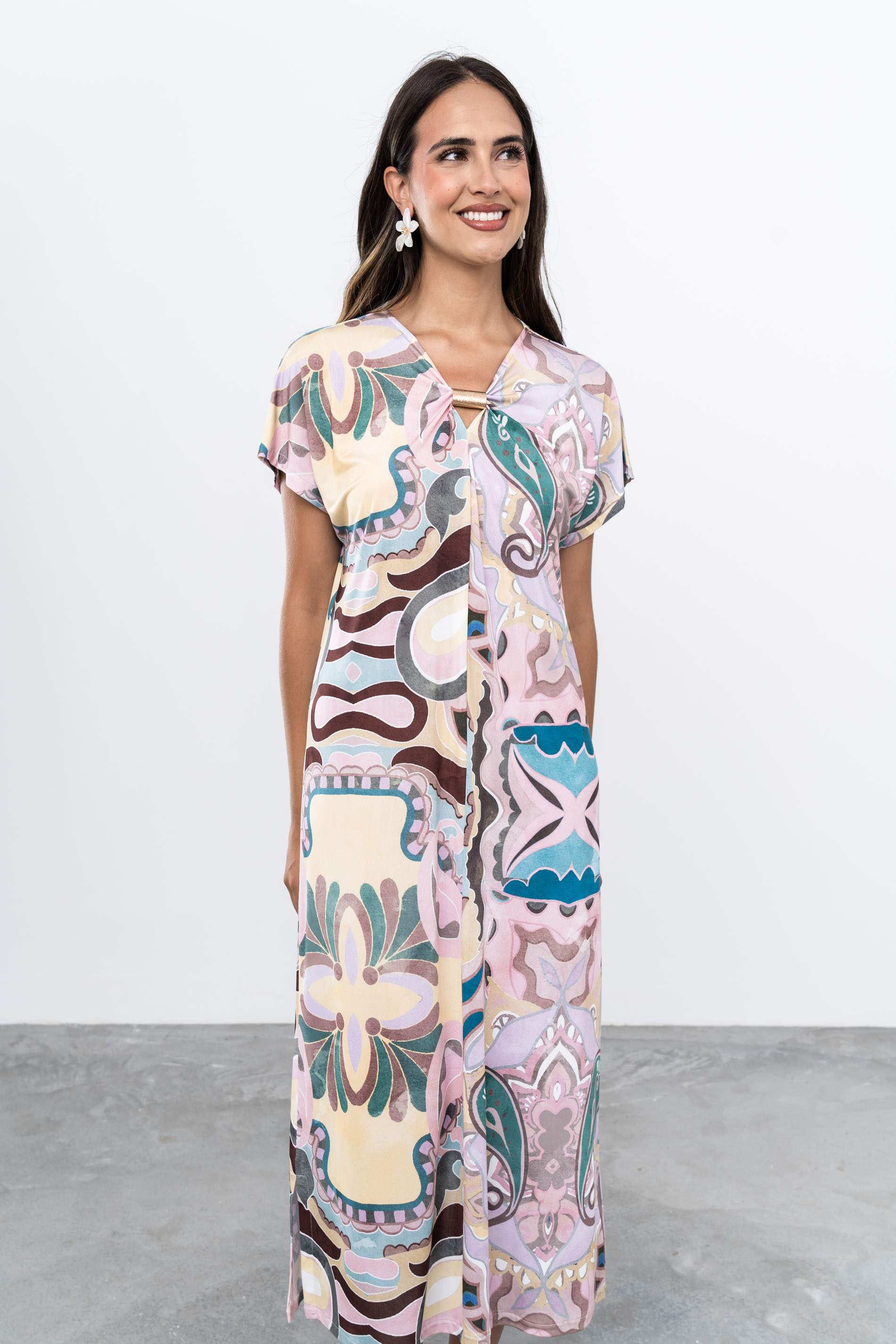 VESTIDO CACHEMIRE ADORNO