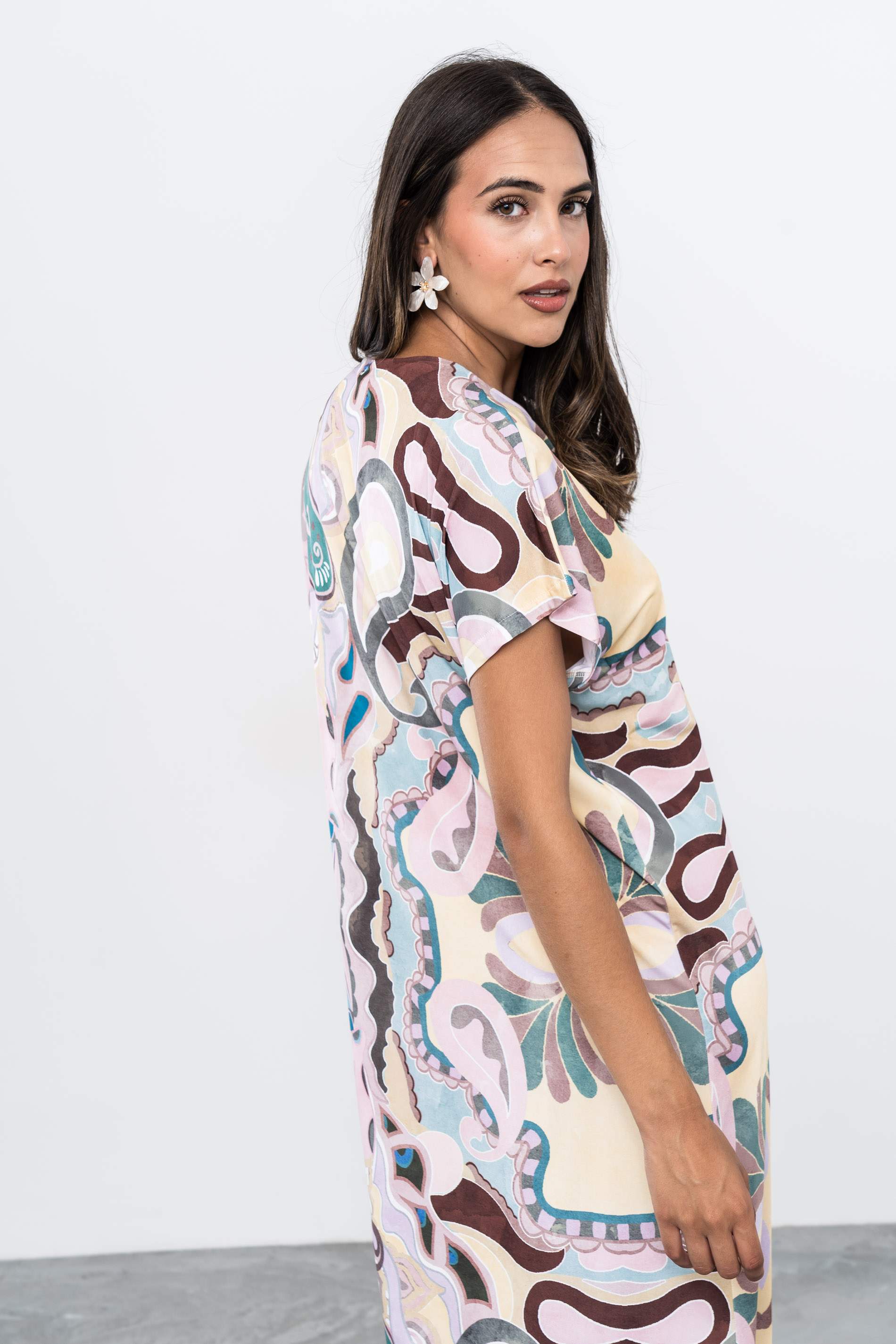 VESTIDO CACHEMIRE ADORNO