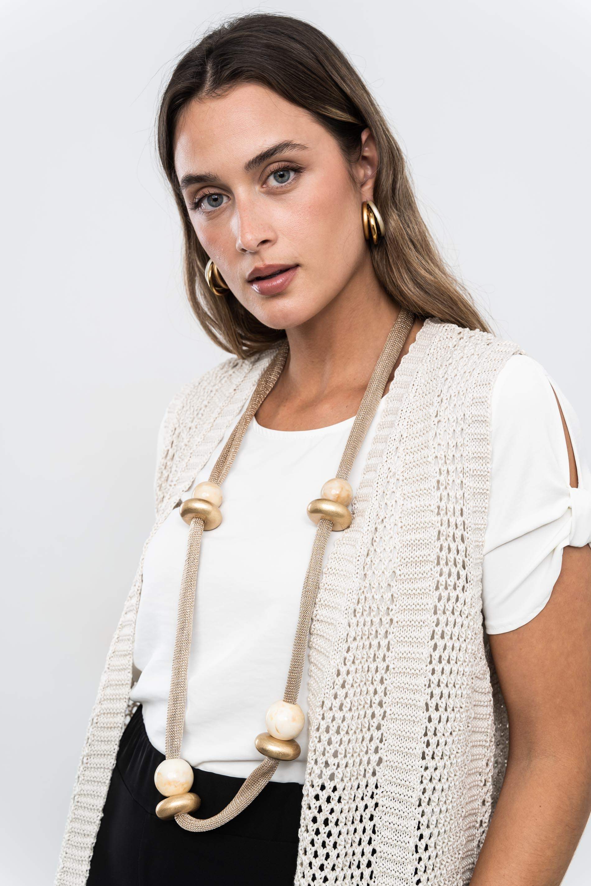 PANTALÓN RECTO FLUIDO NEGRO