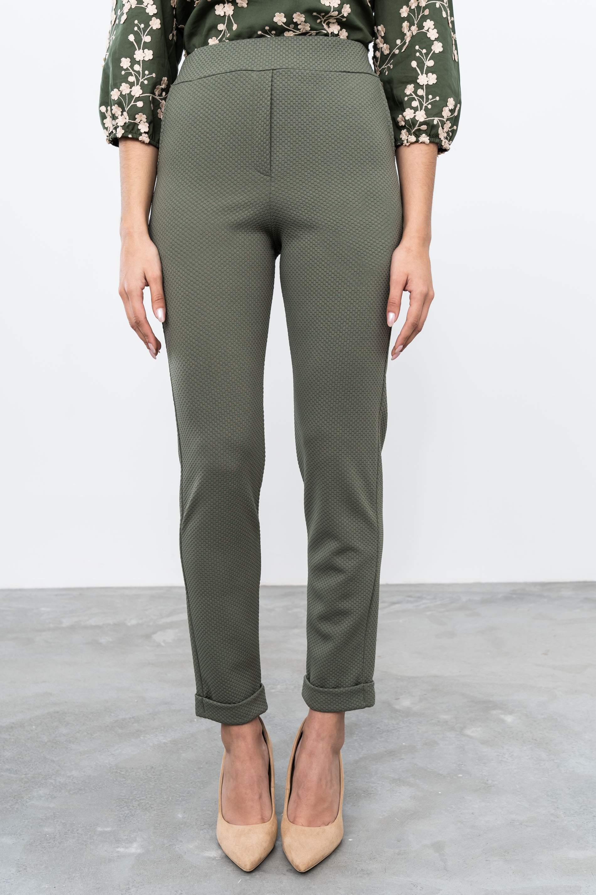 PANTALÓN GOMA PANEL KAKI