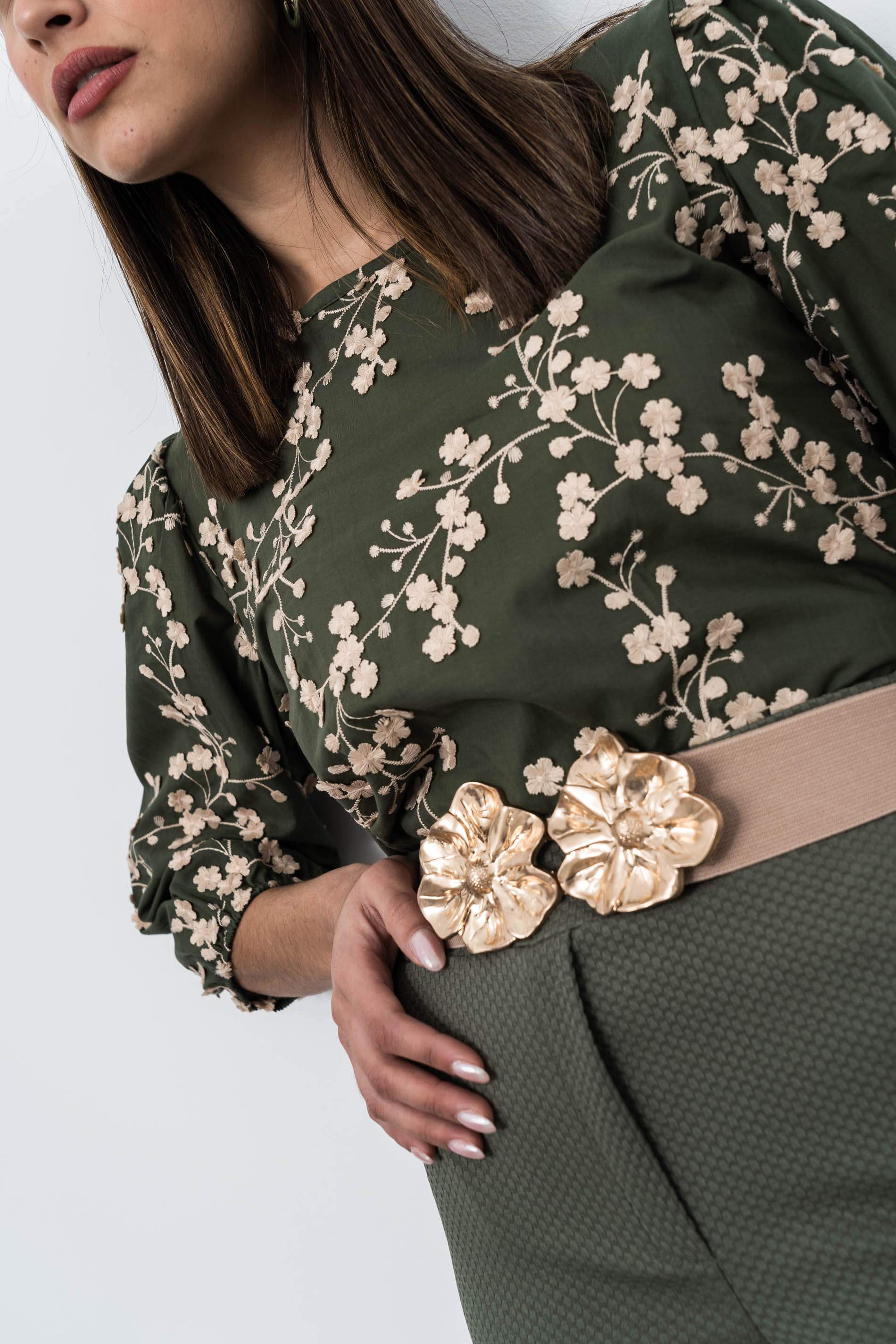 PANTALÓN GOMA PANEL KAKI