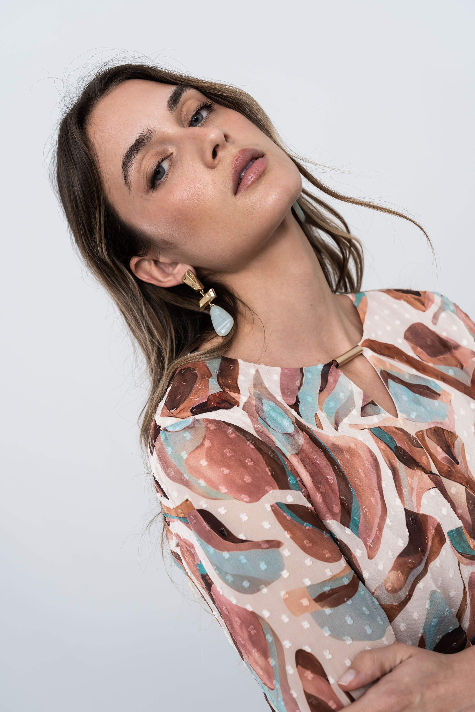 BLUSA PLUMETI ESTAMPADO AGUA