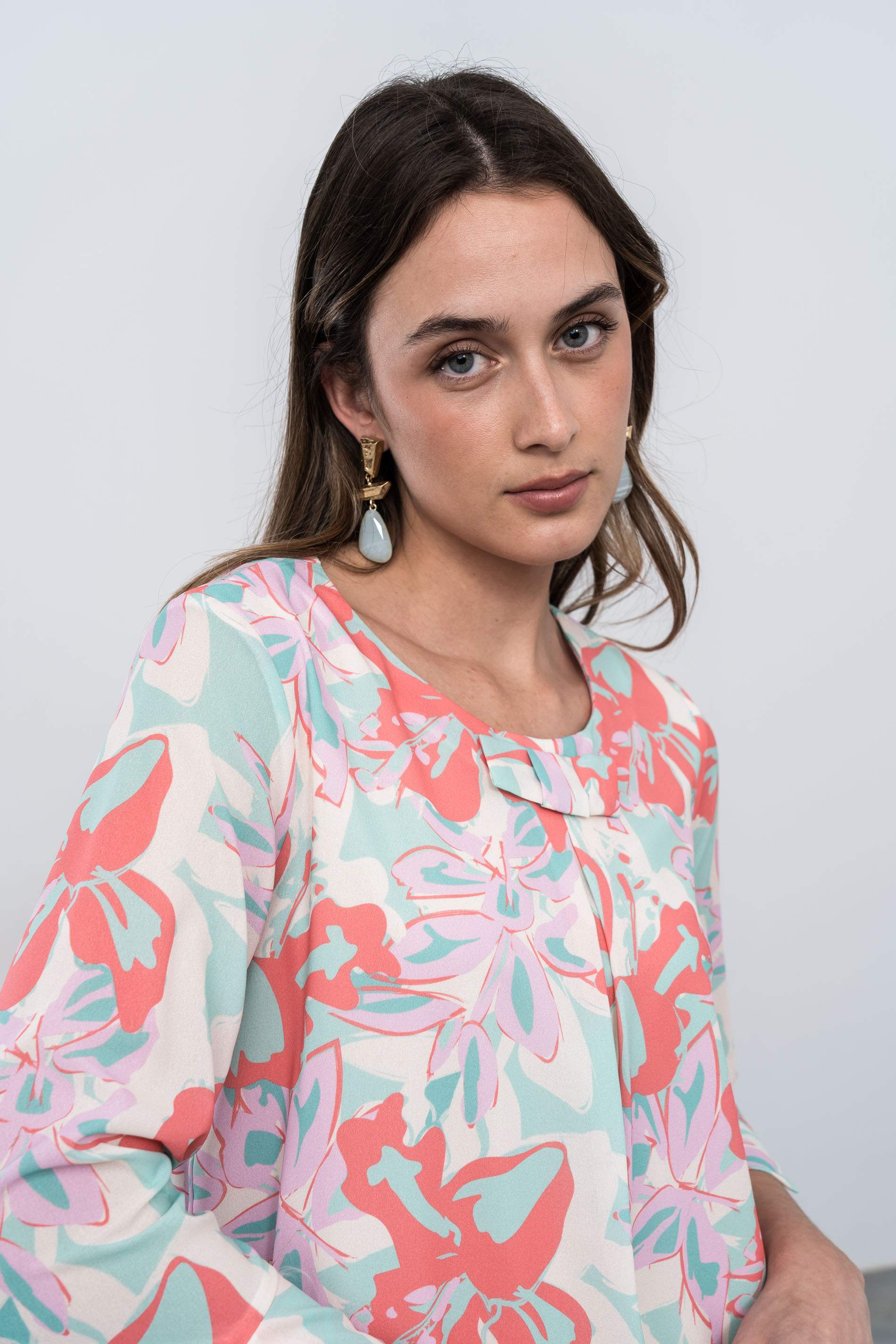 BLUSA FLOR ACUARELA